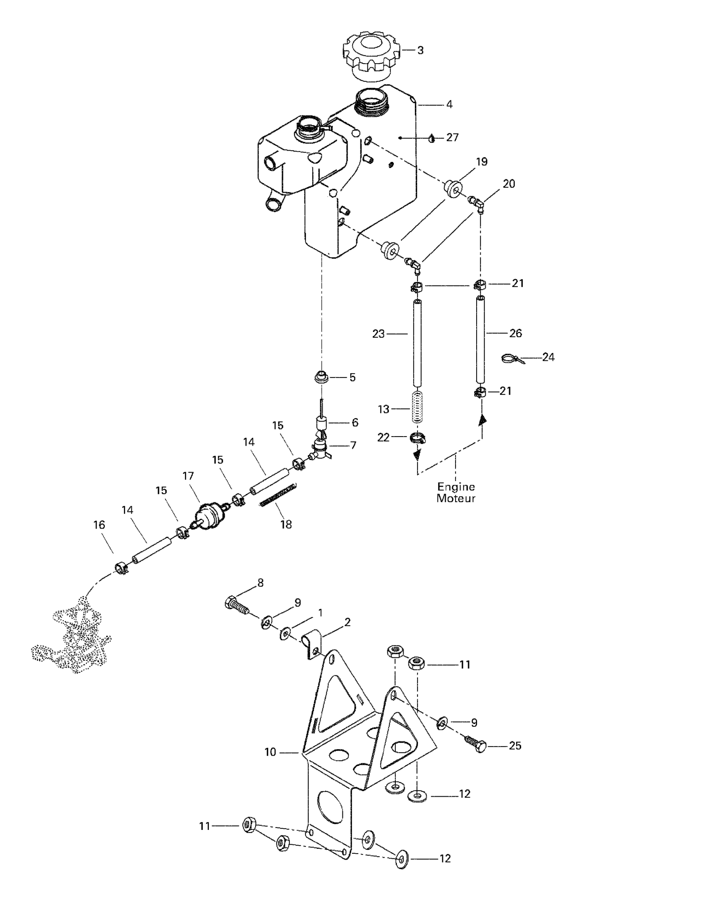 Oil Tank And Support