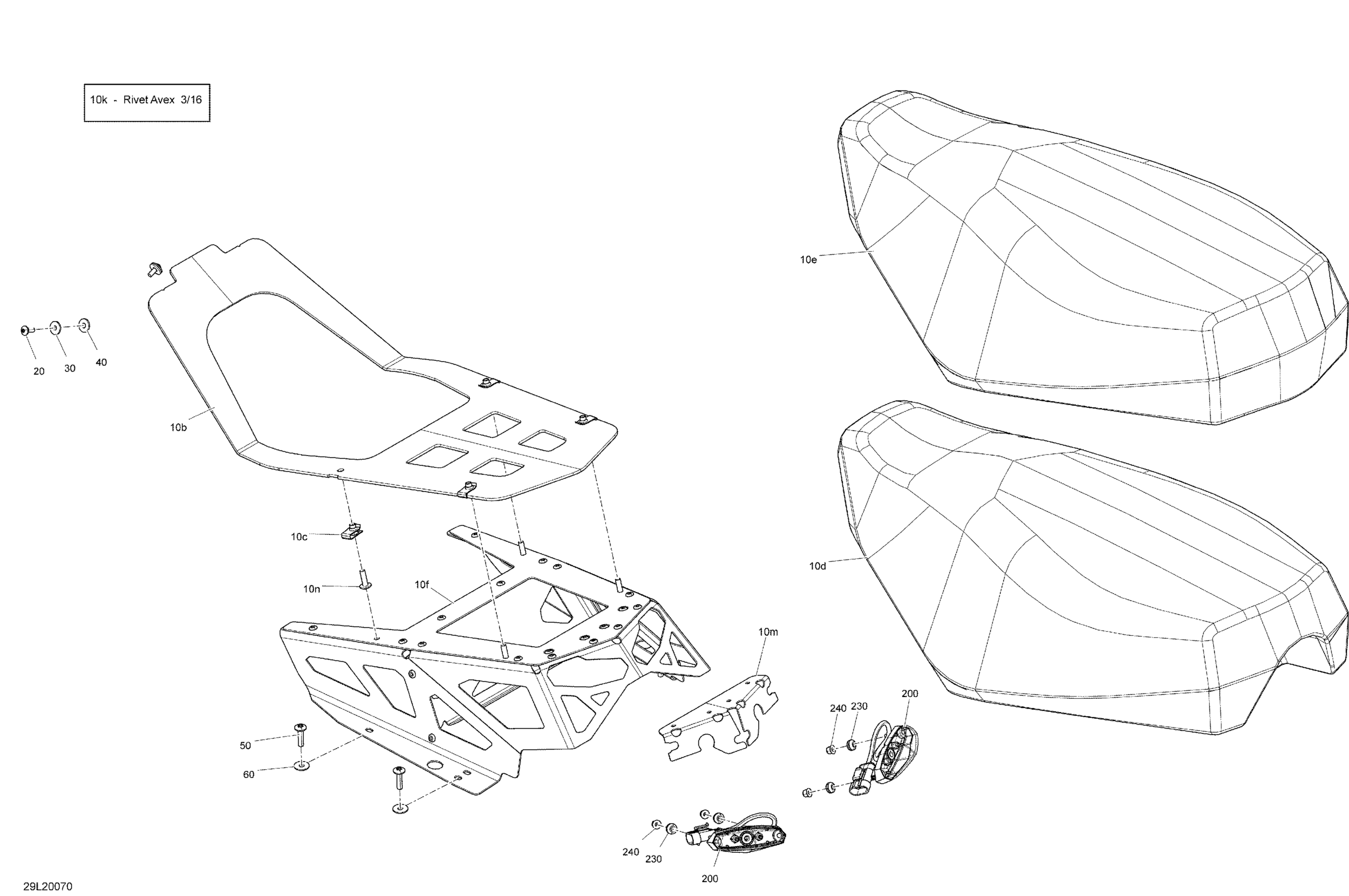 Seat - Main Section - Racing