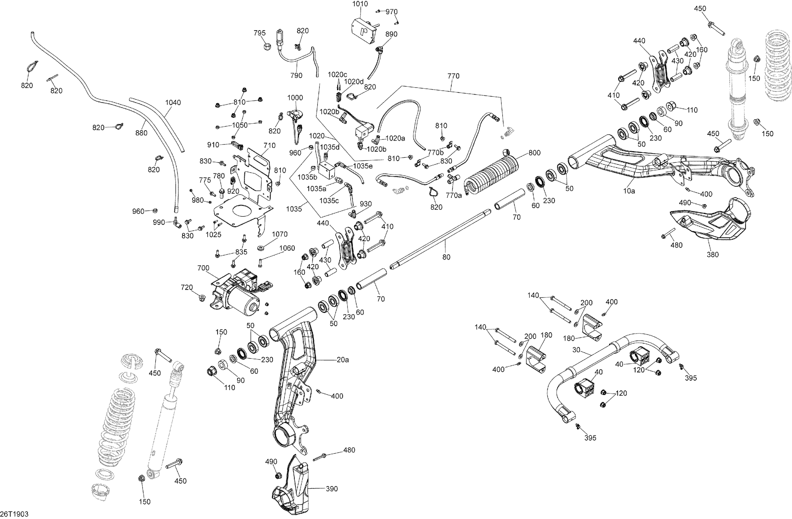 Rear Suspension - Package LTD