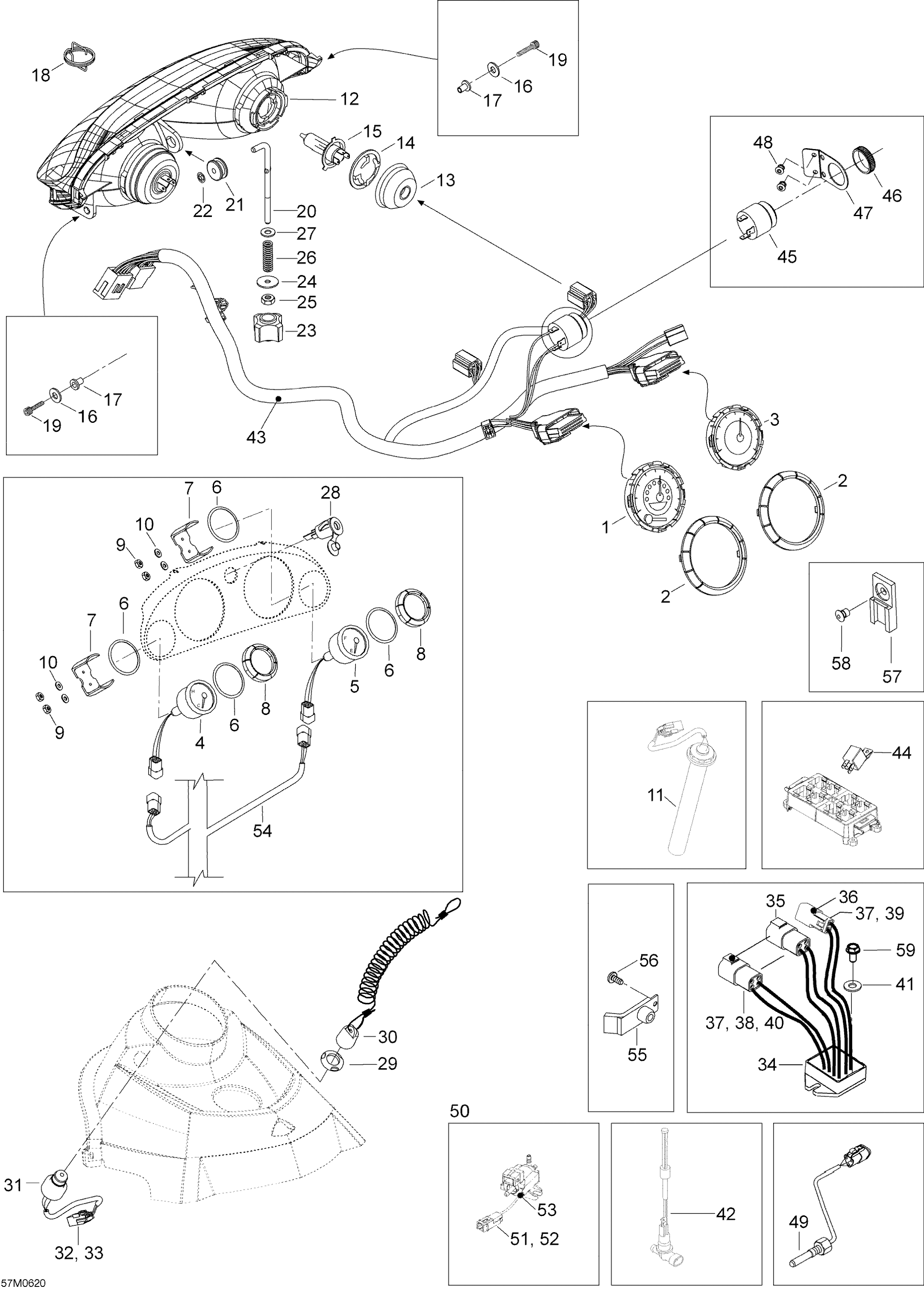 Схема узла: Electrical Accessories, Console