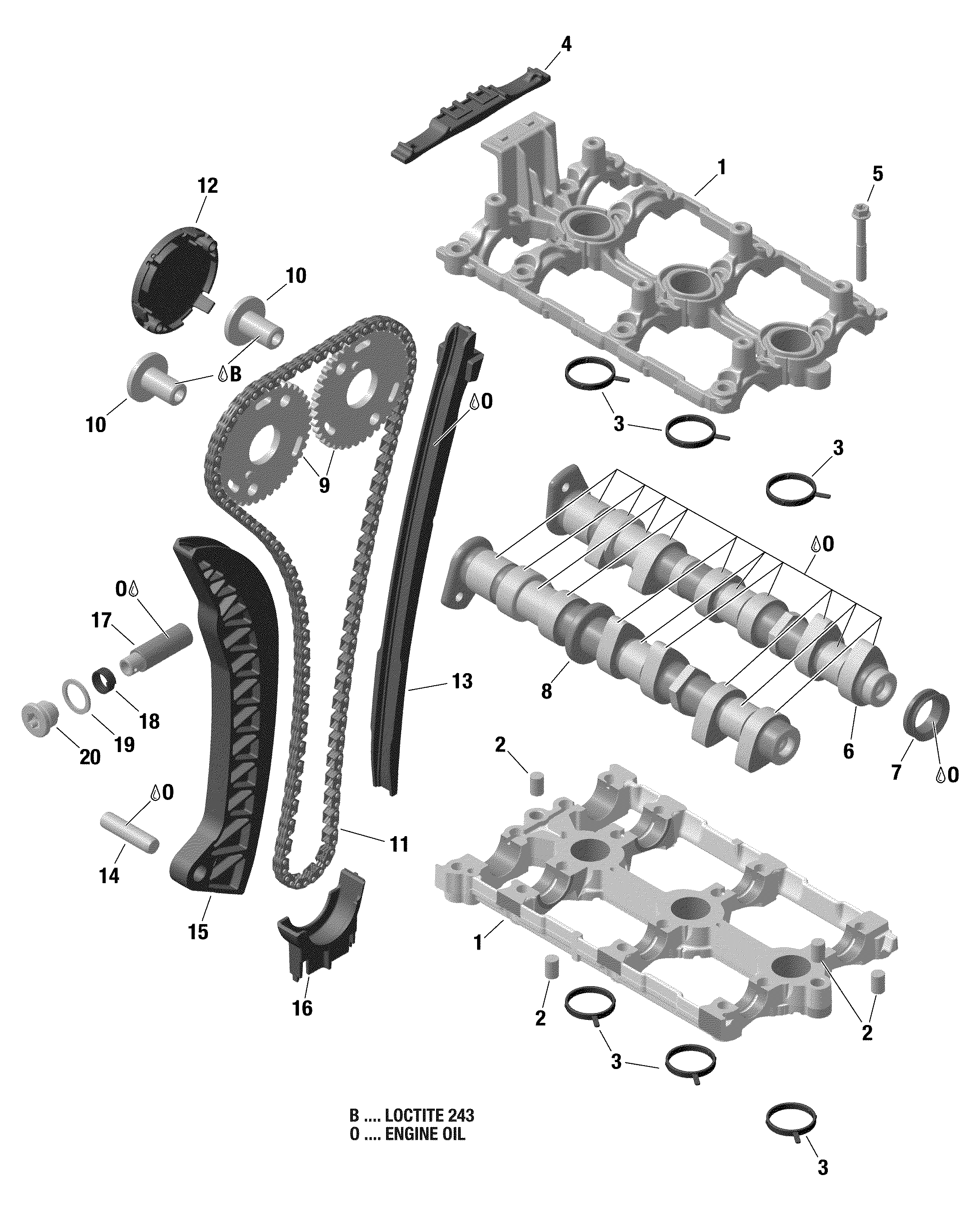Rotax - Valve Train - 903 / Built up to Nov 5