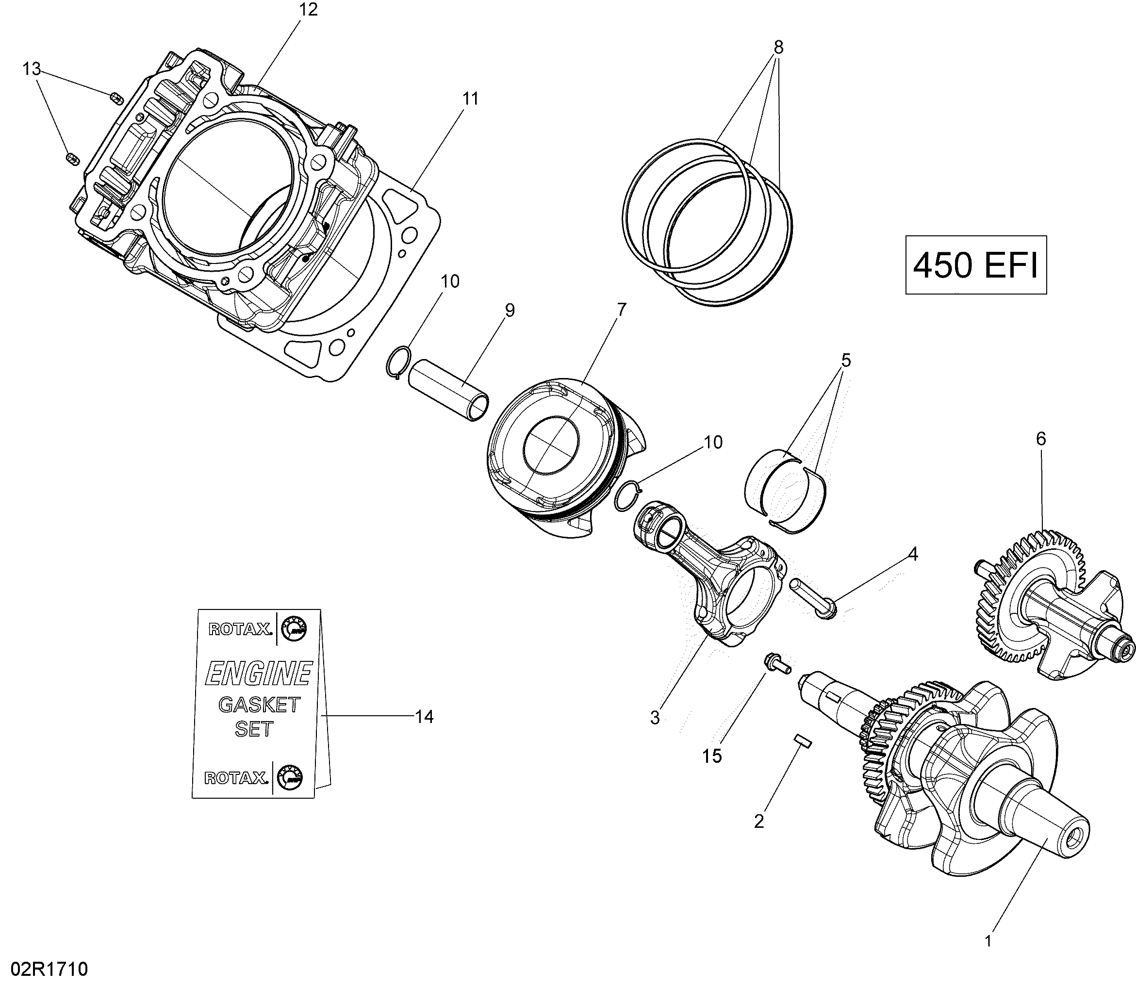 ROTAX - Crankshaft and Pistons