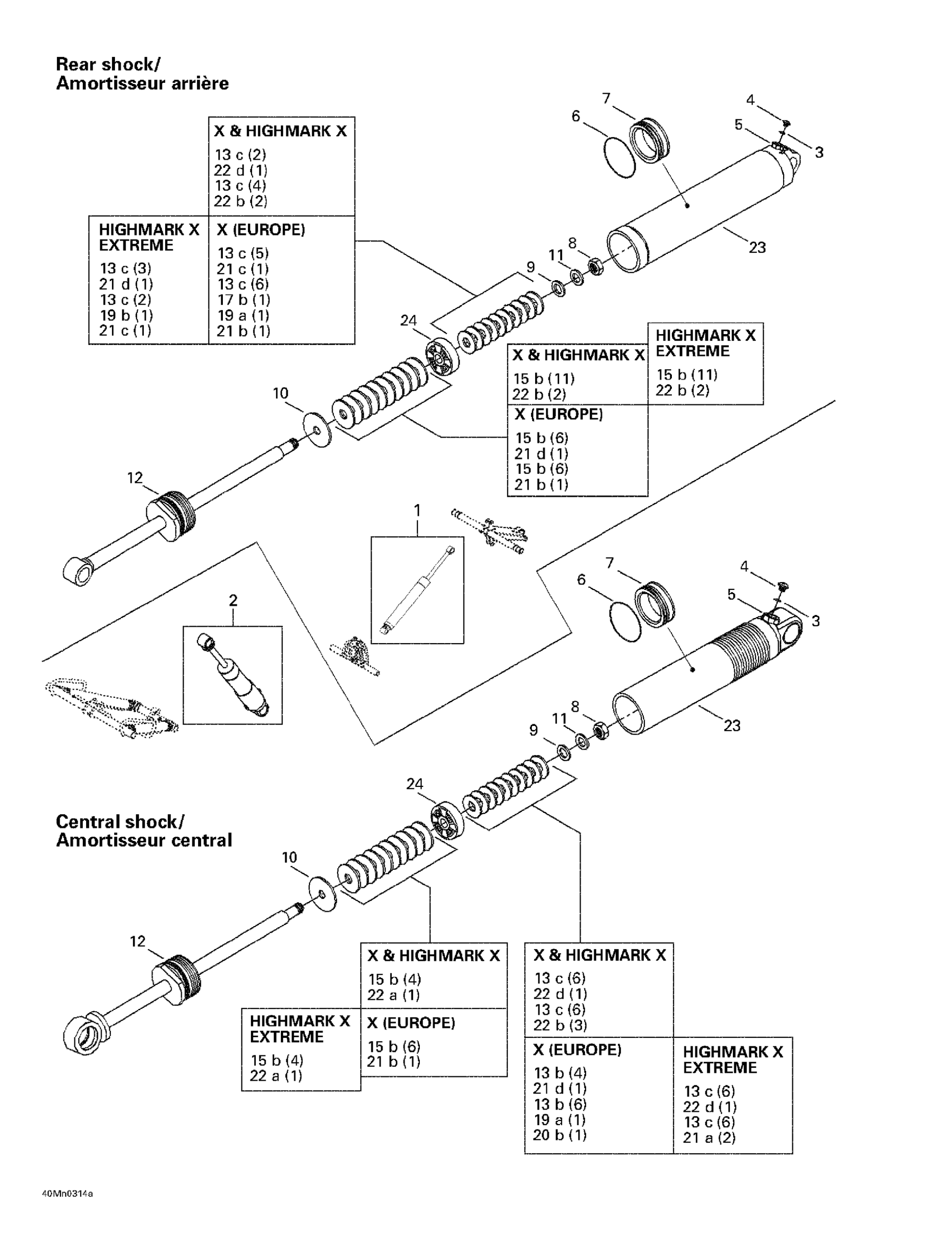 Rear Take Apart Shocks