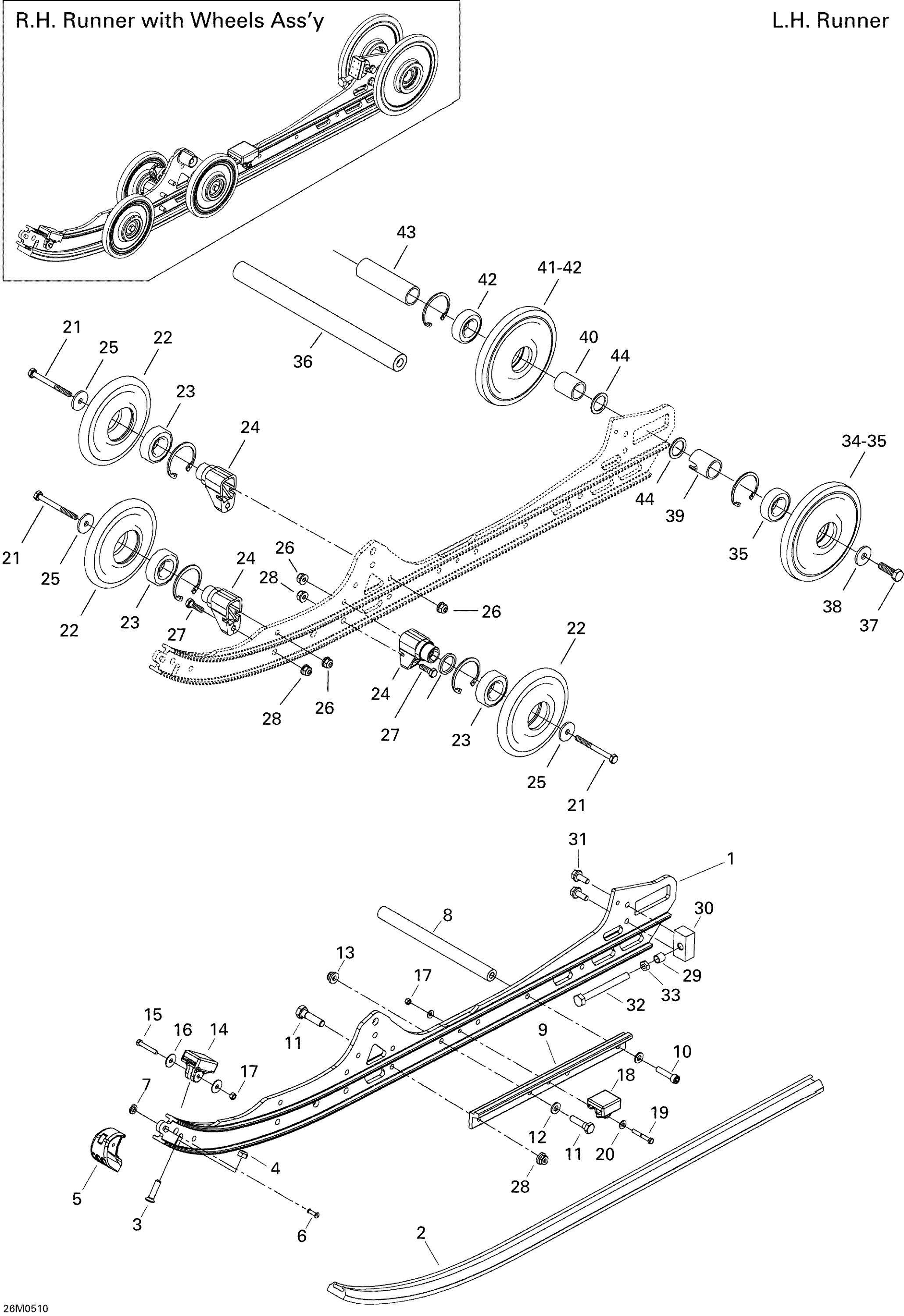 Схема узла: Rear Suspension