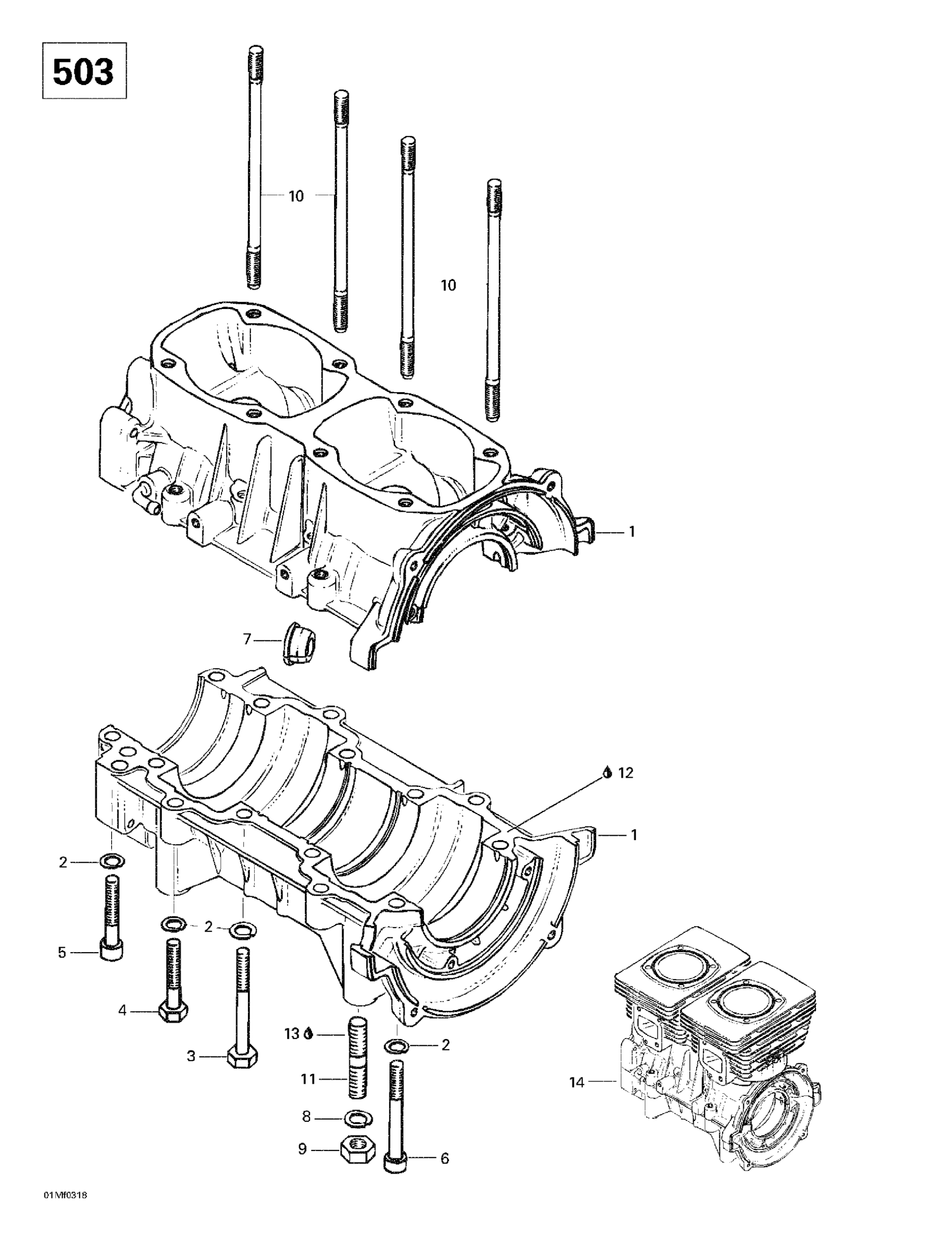 Crankcase (503)