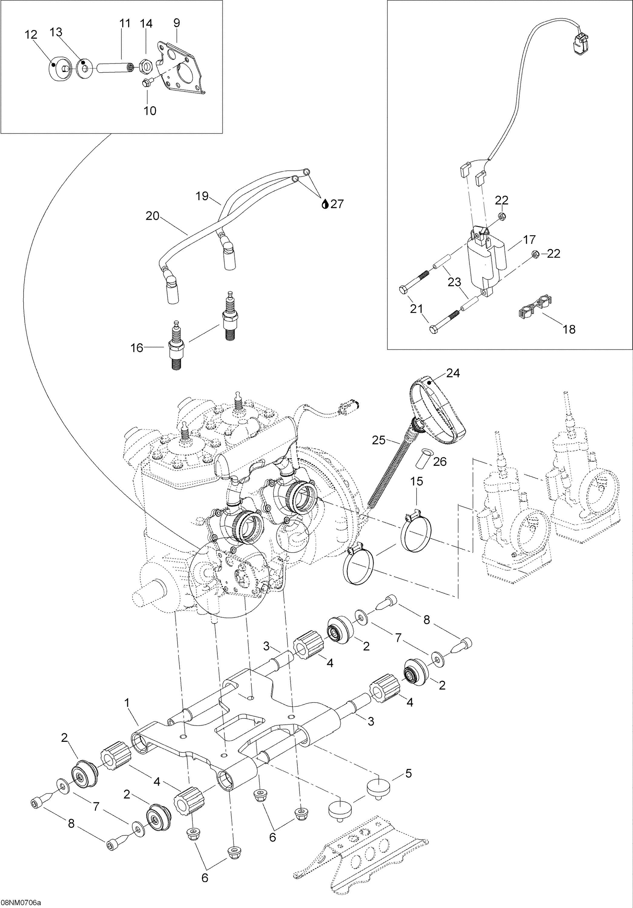 Engine And Engine Support