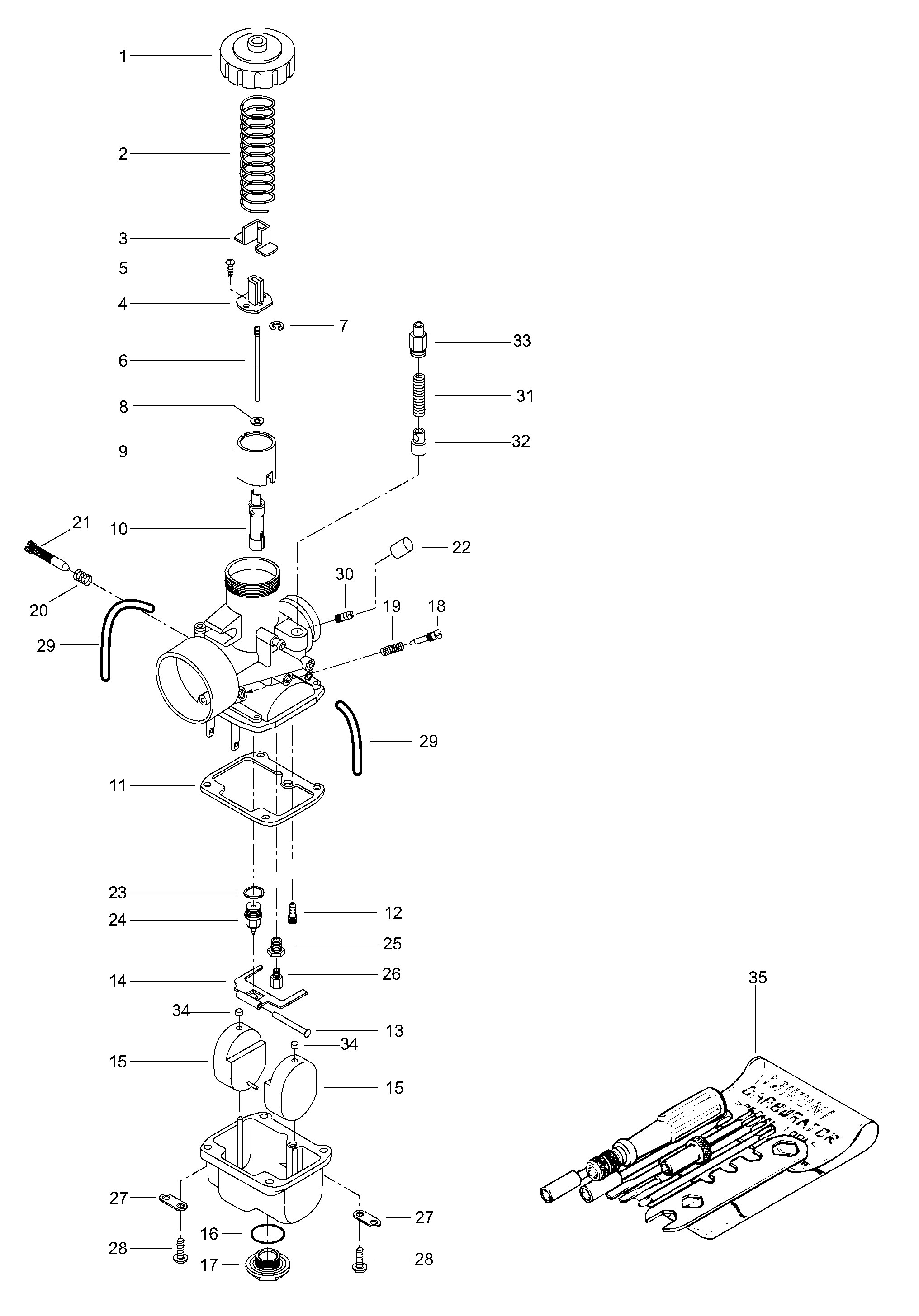 Схема узла: Carburetor