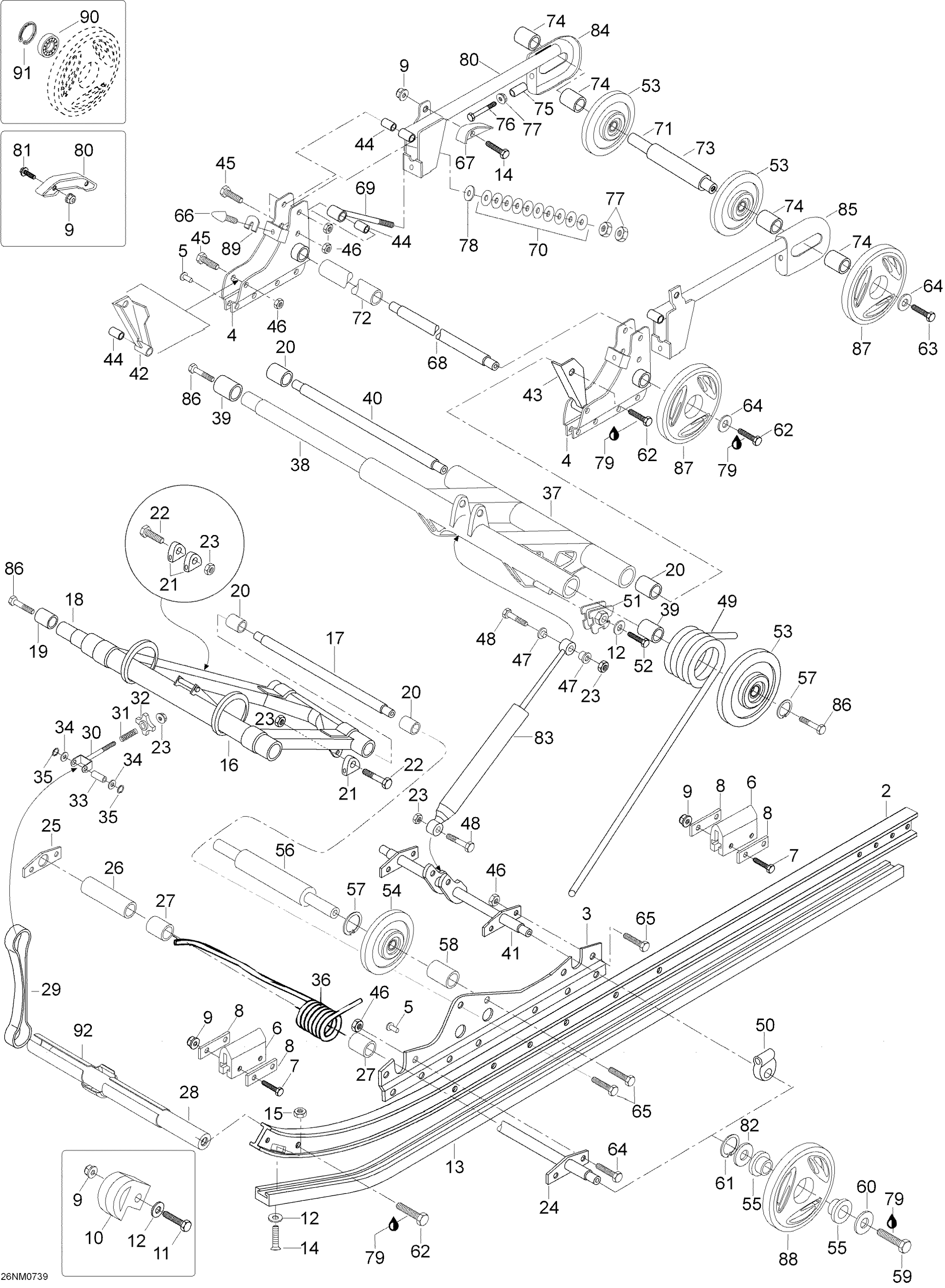 Схема узла: Rear Suspension