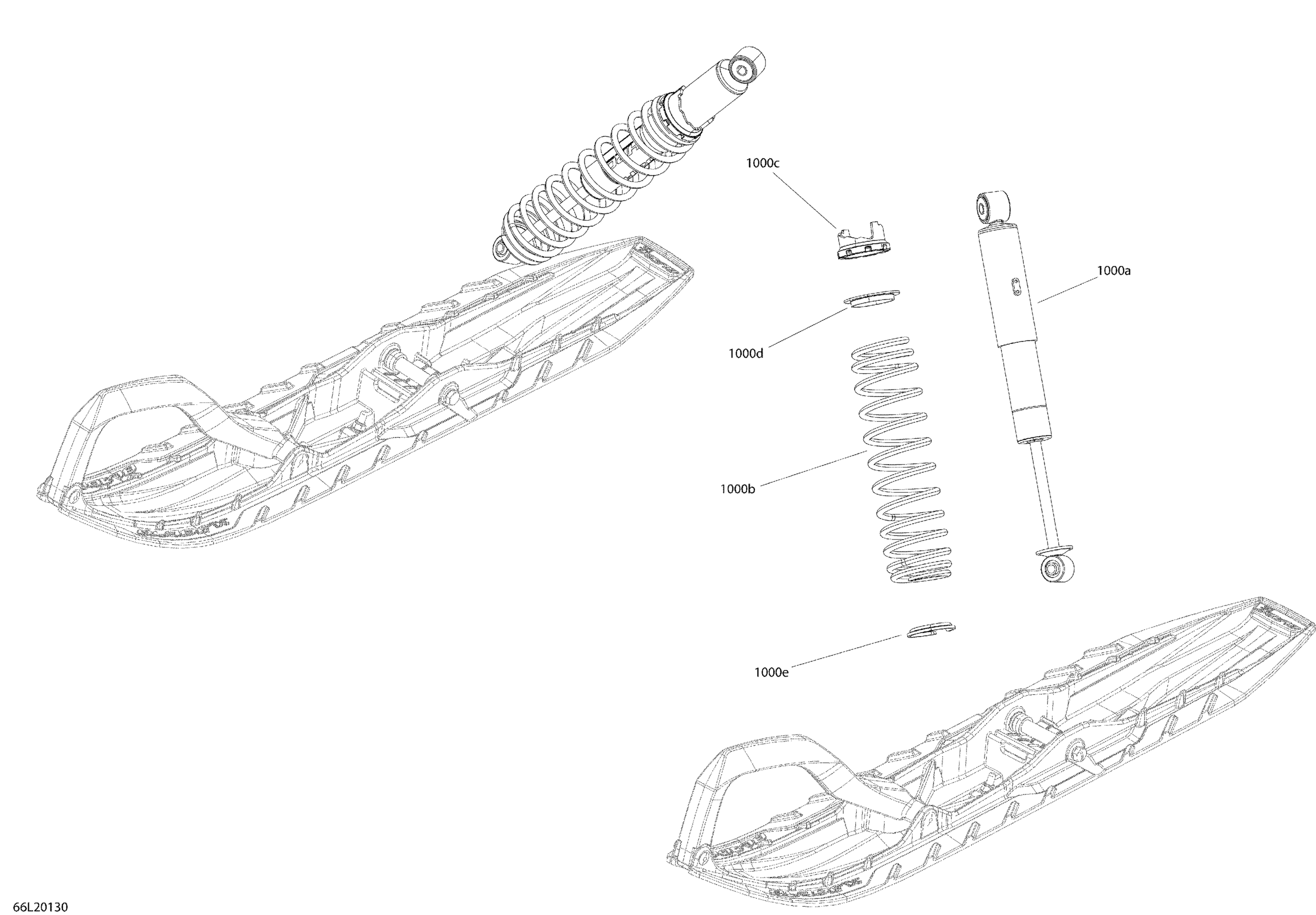 Схема узла: Suspension, Front - Shocks