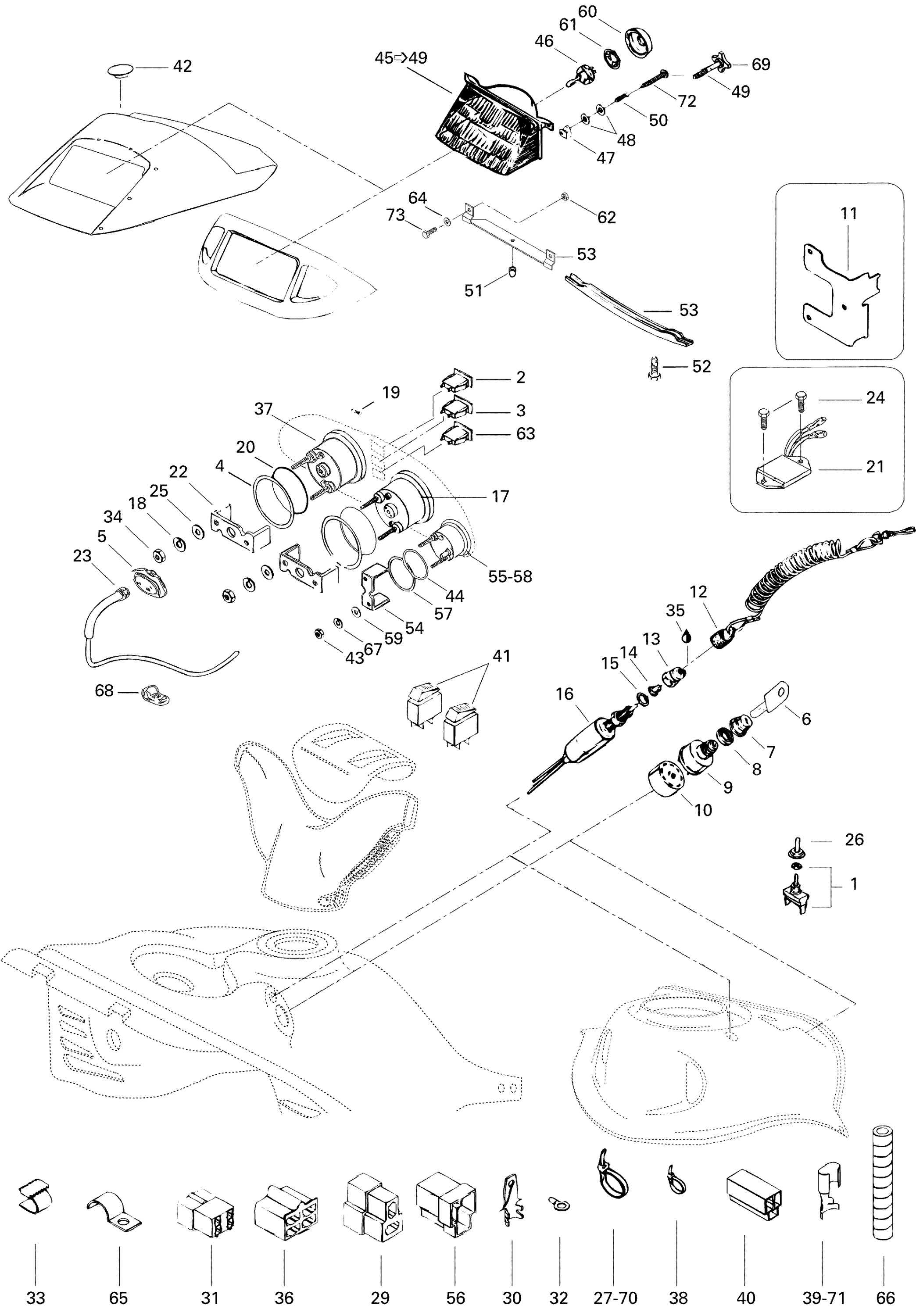 Схема узла: Electrical System 500
