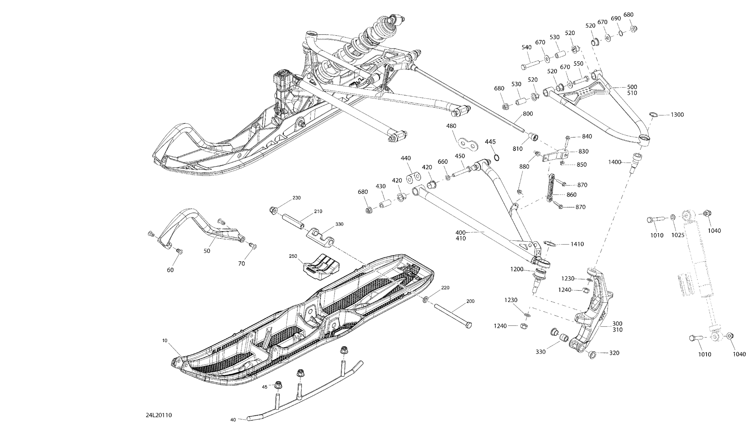 Схема узла: Suspension, Front - System