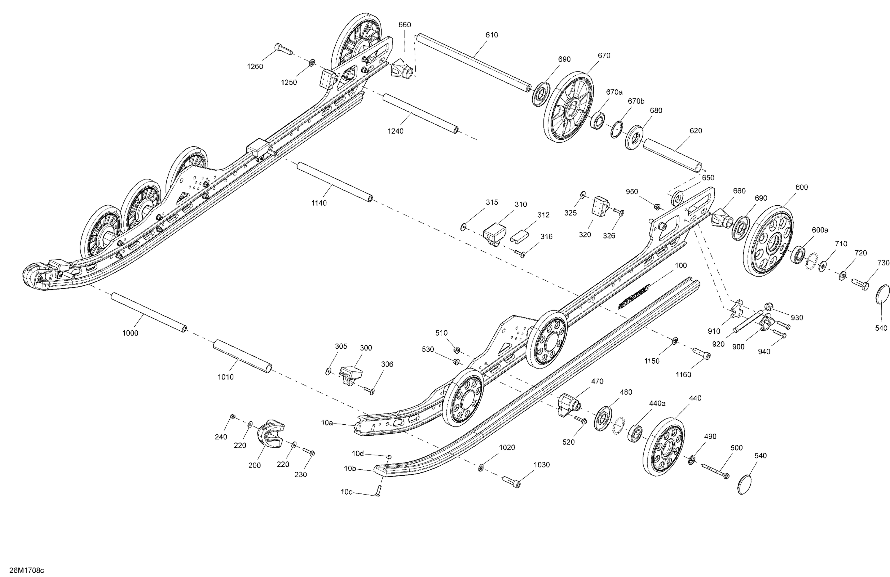 Схема узла: Rear Suspension - rMotion - Inferior