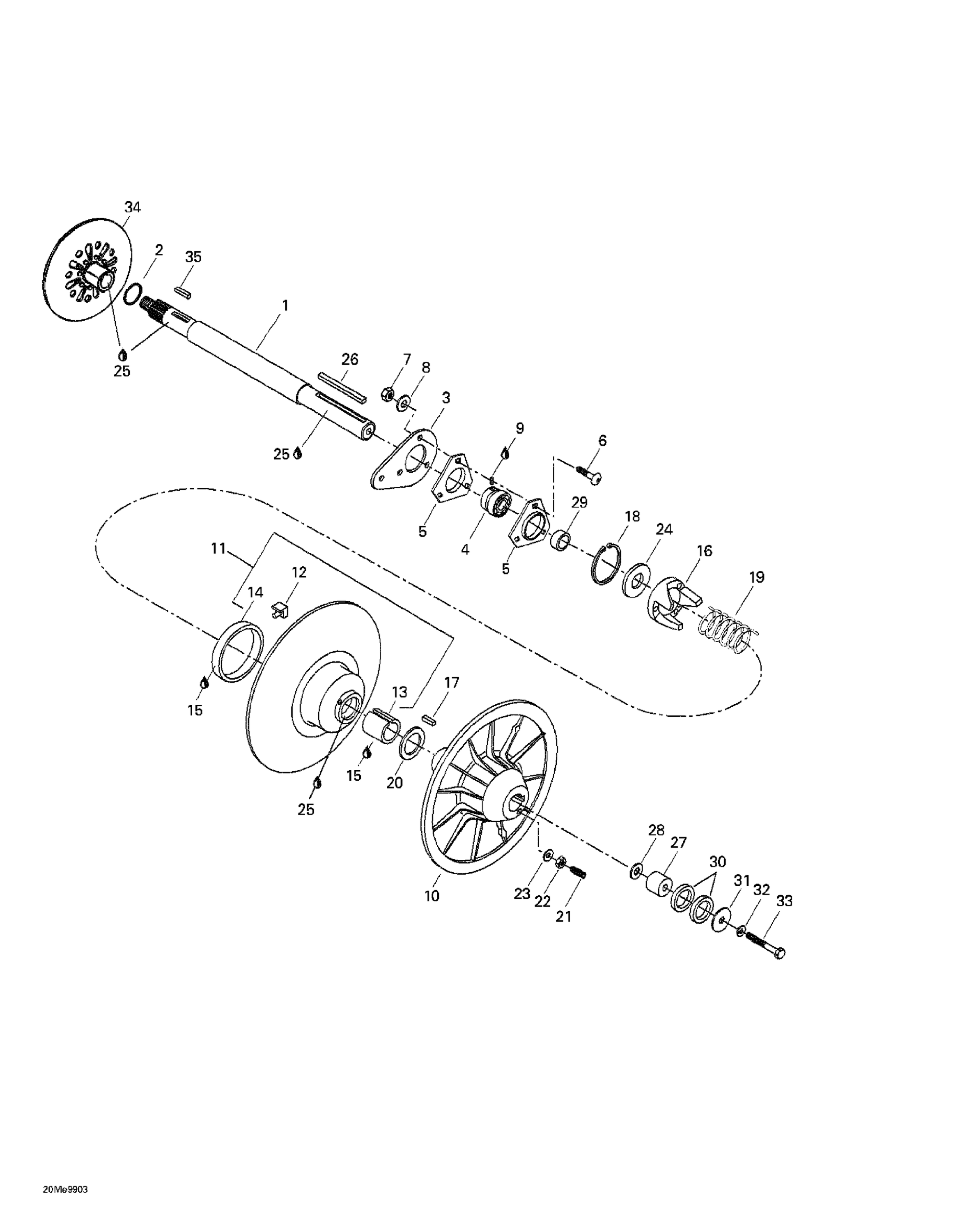 Driven Pulley