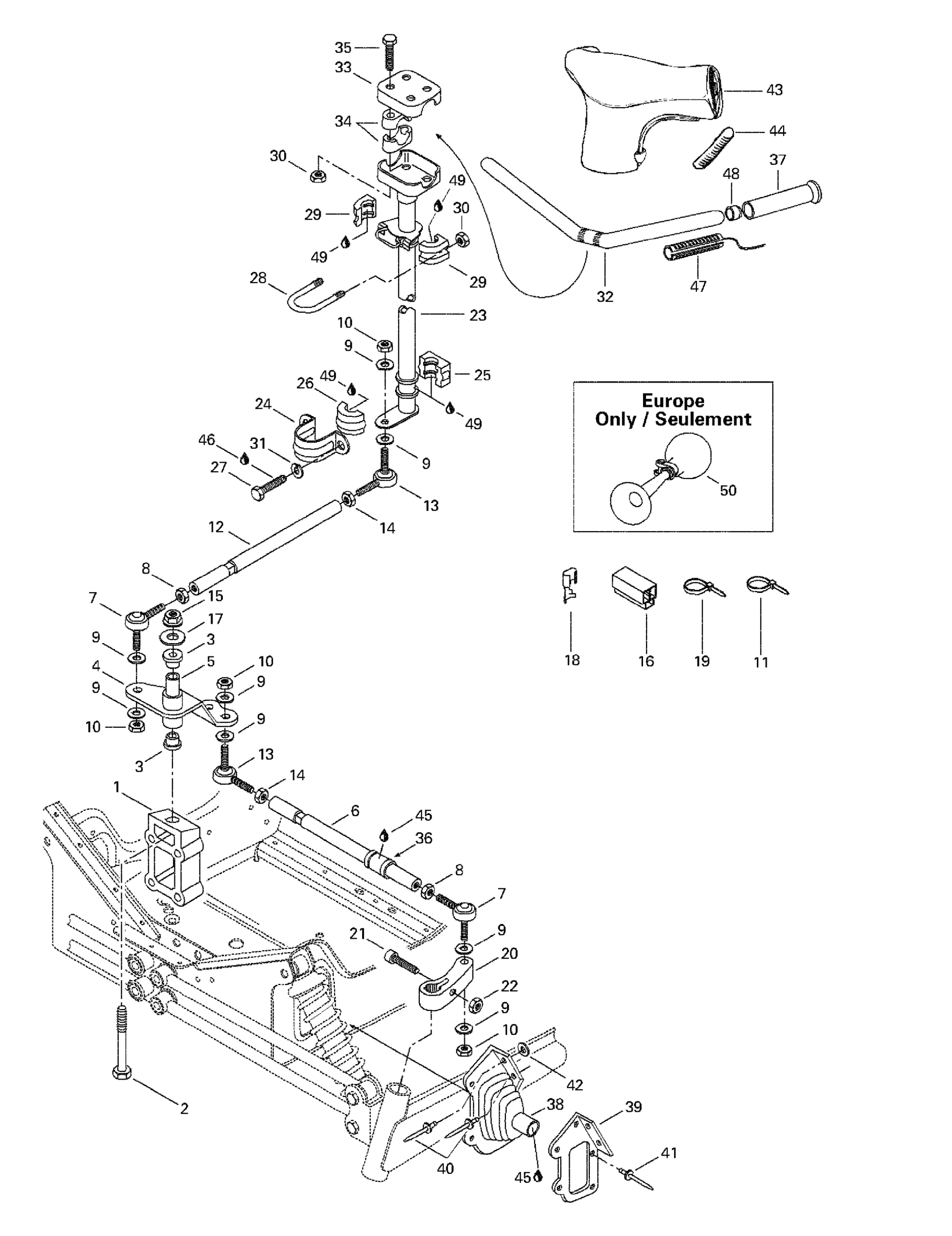 Схема узла: Steering System