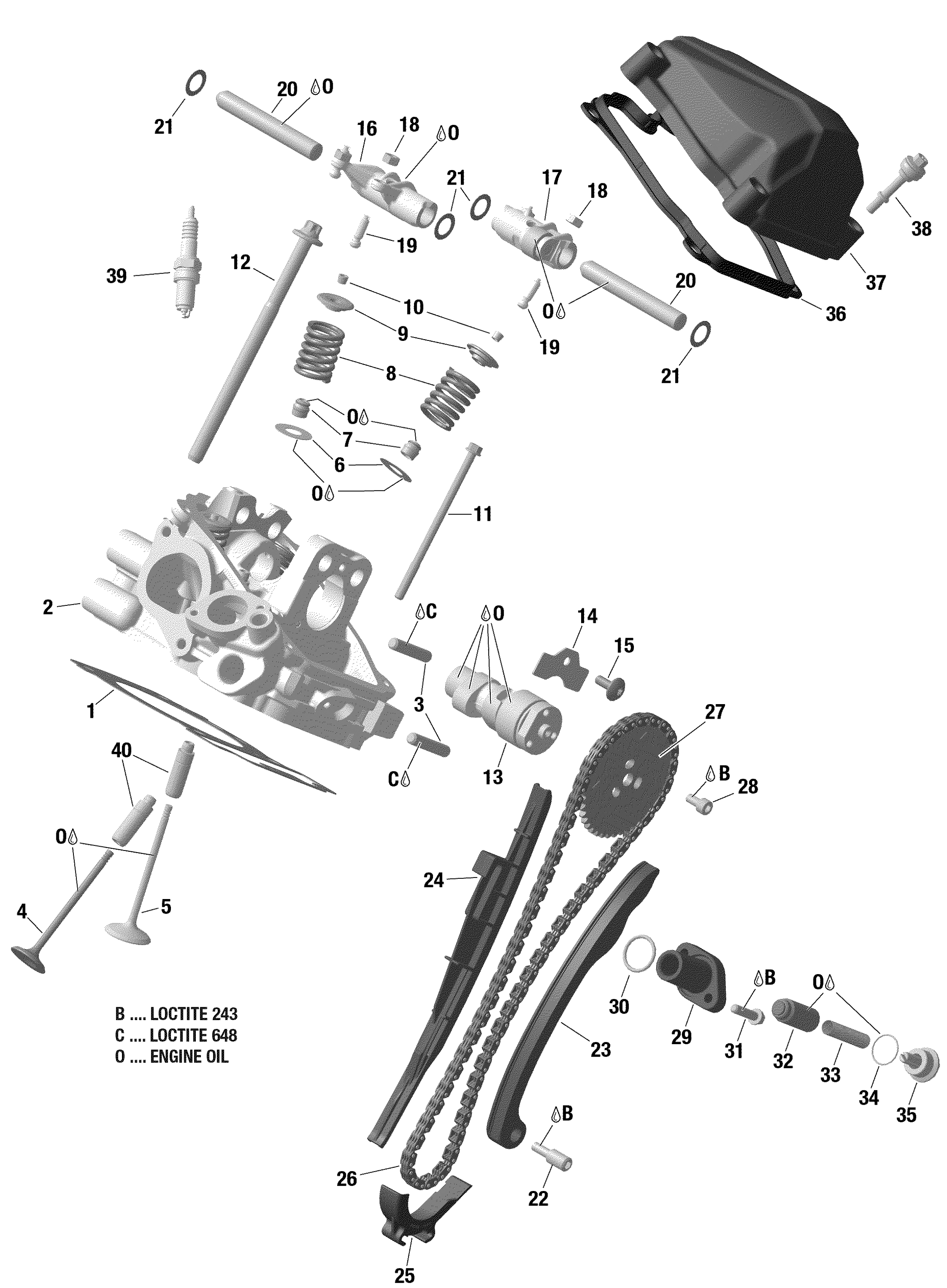 Cylinder Head, Rear -  1010R