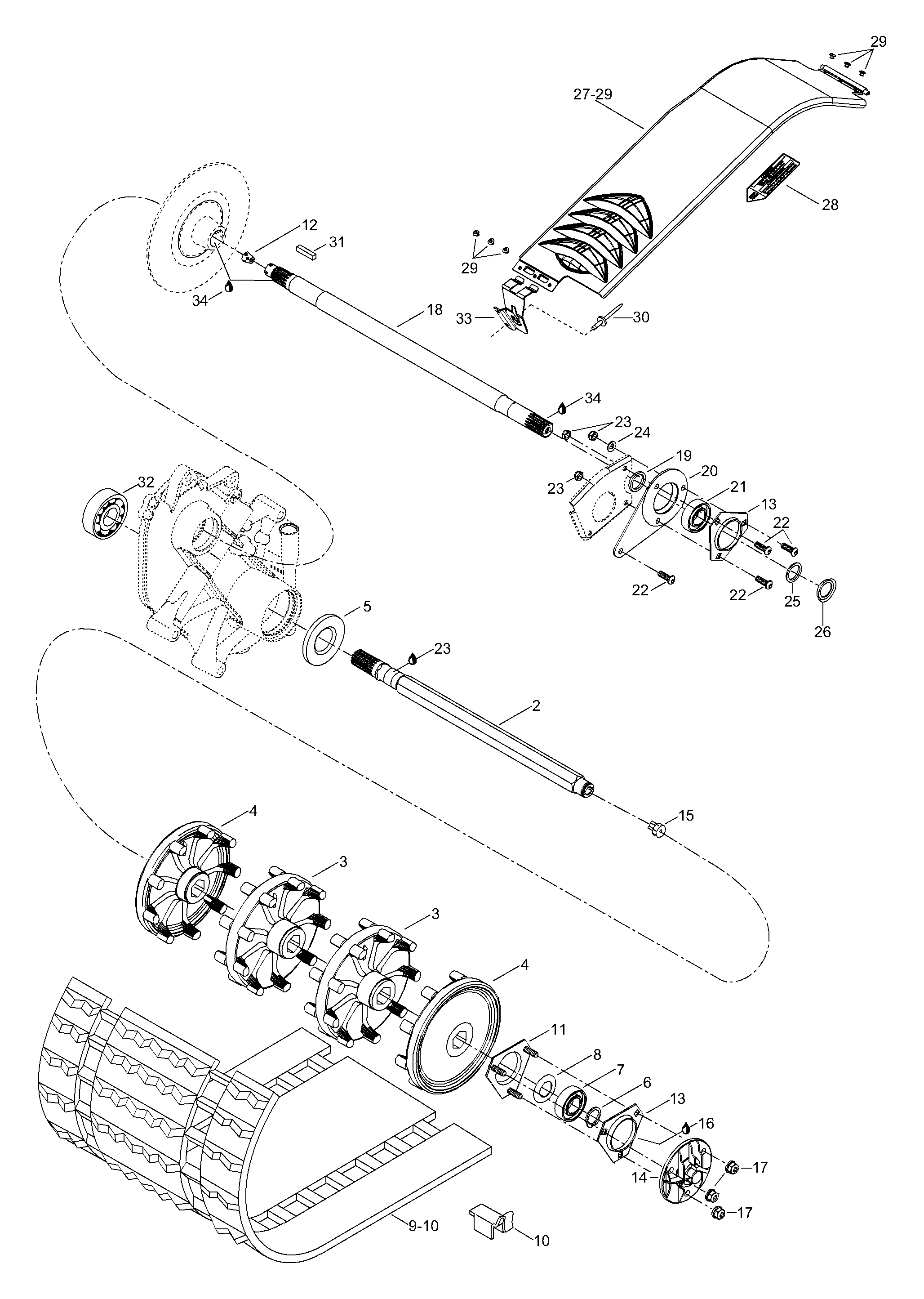 Схема узла: Drive Axle