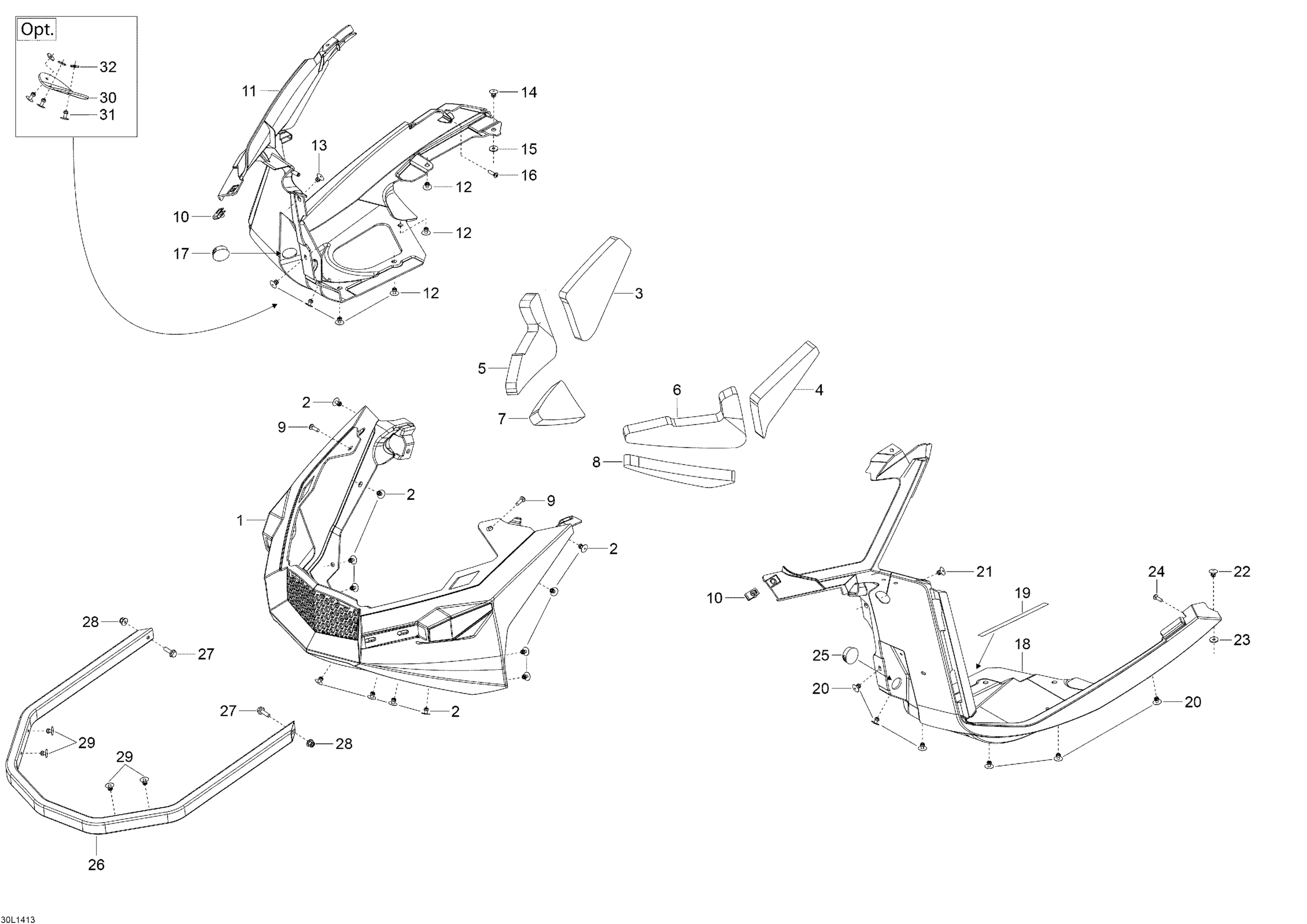 Схема узла: Bottom Pan