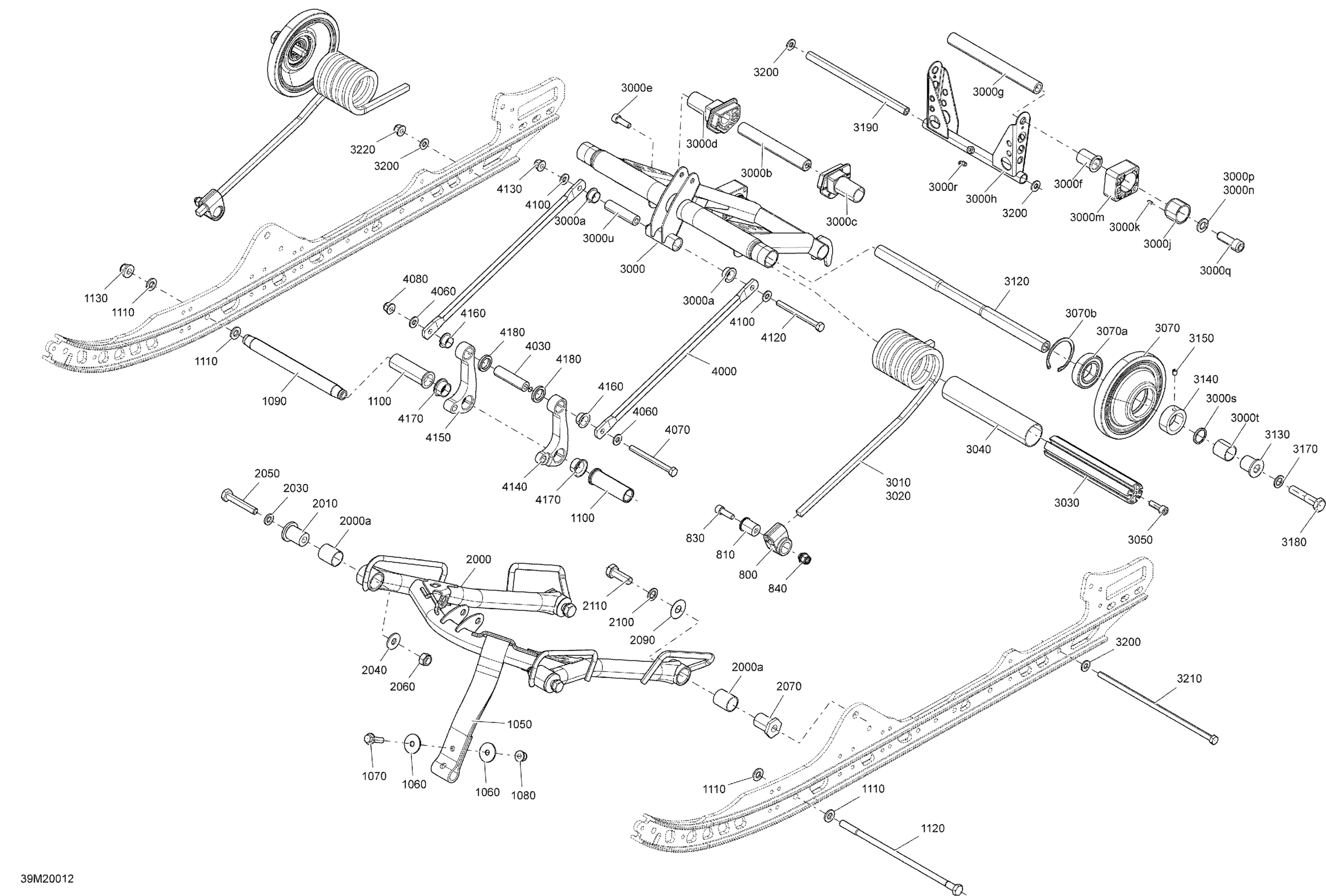 Схема узла: Suspension, Rear - Lower Section