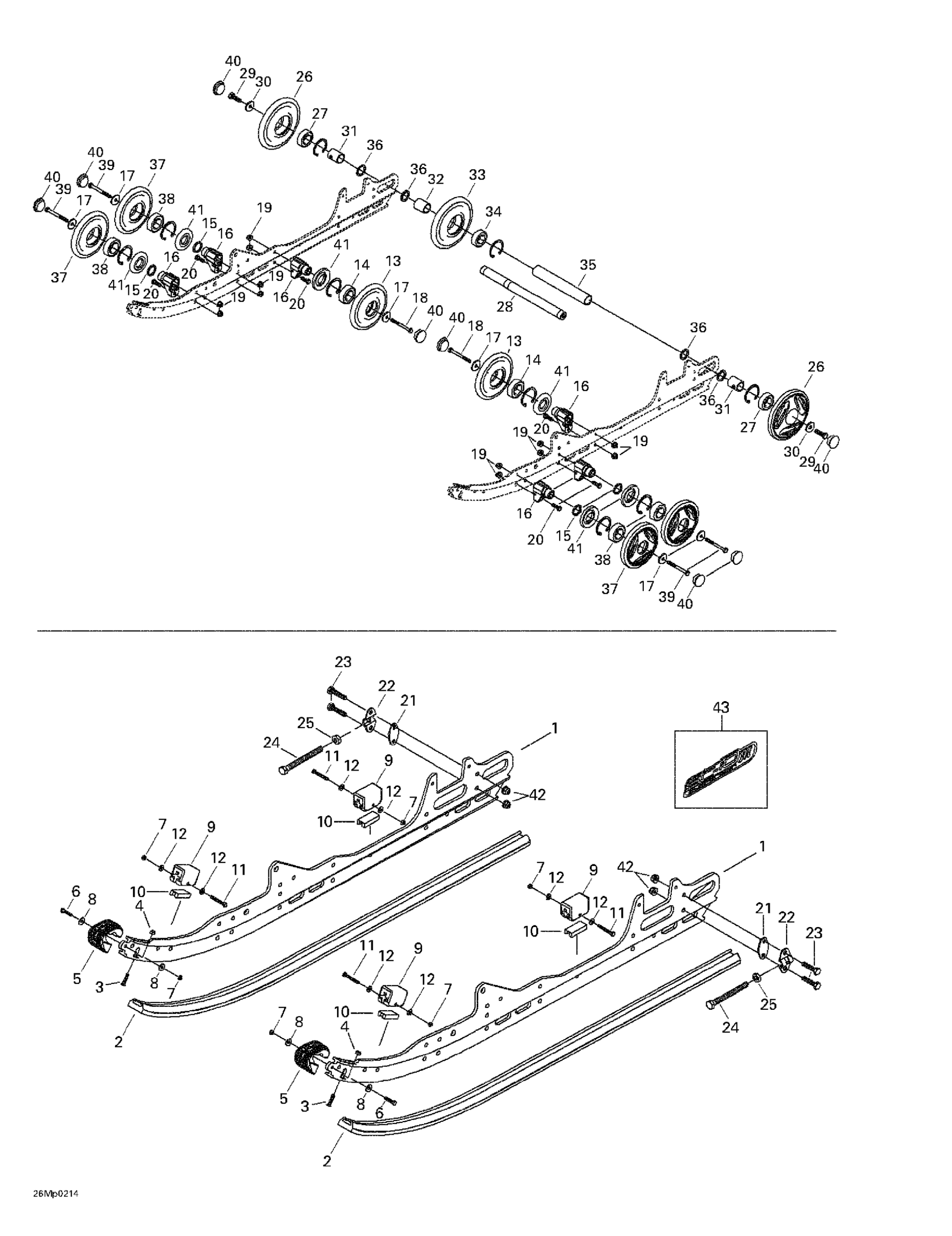 Схема узла: Rear Suspension