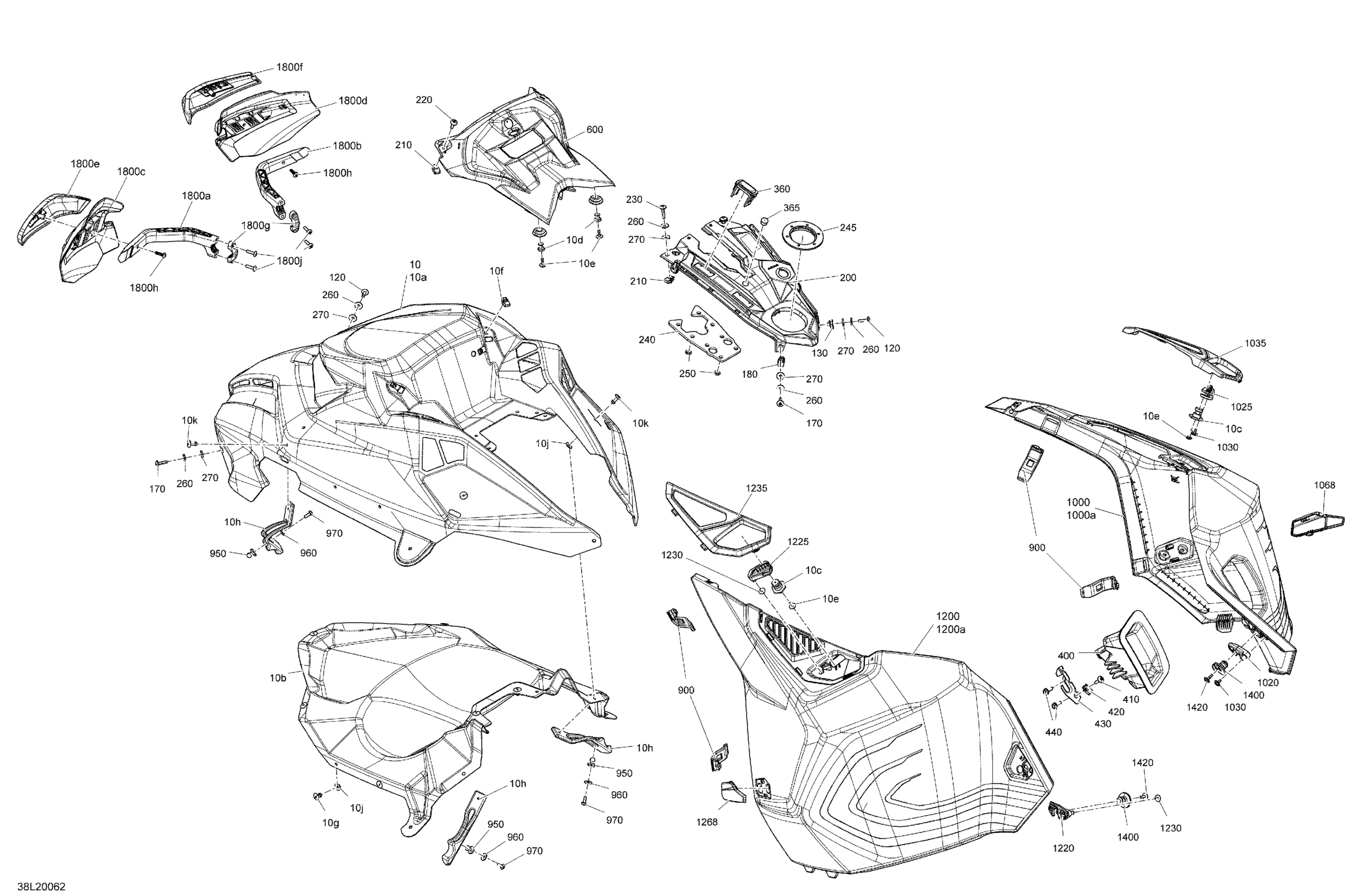 Body - Hood Section -  Racing