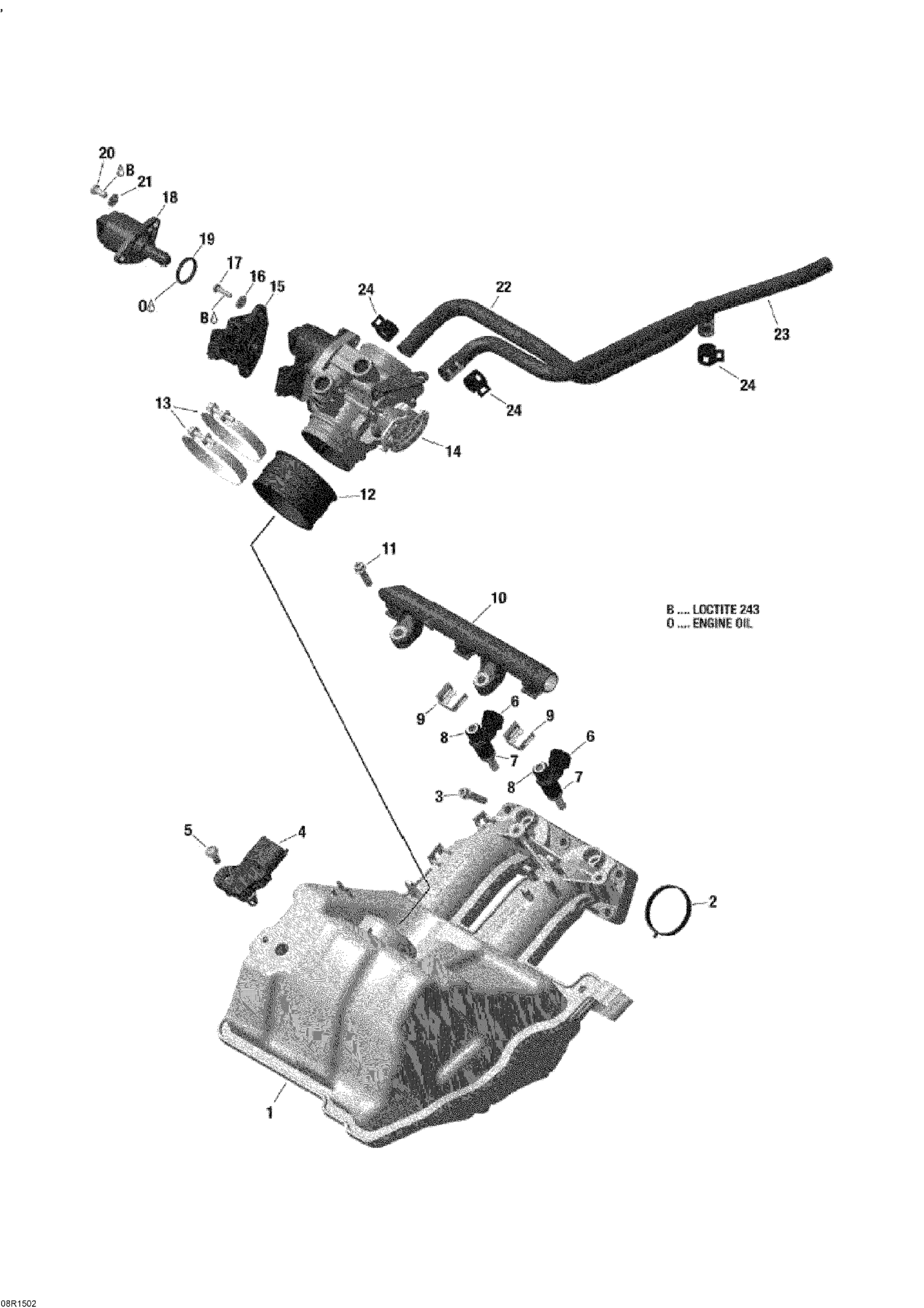 Air Intake Manifold And Throttle Body