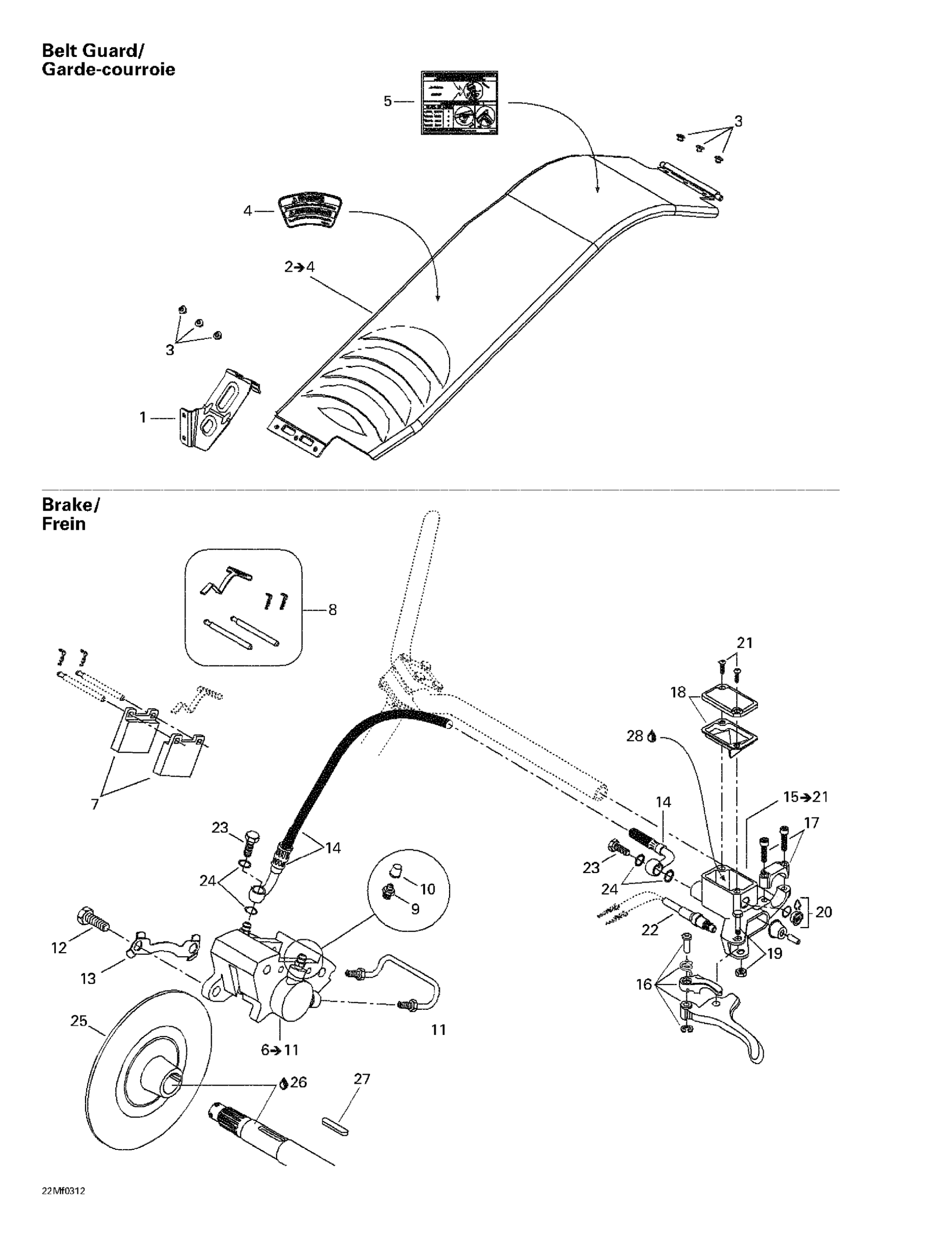Hydraulic Brake And Belt Guard