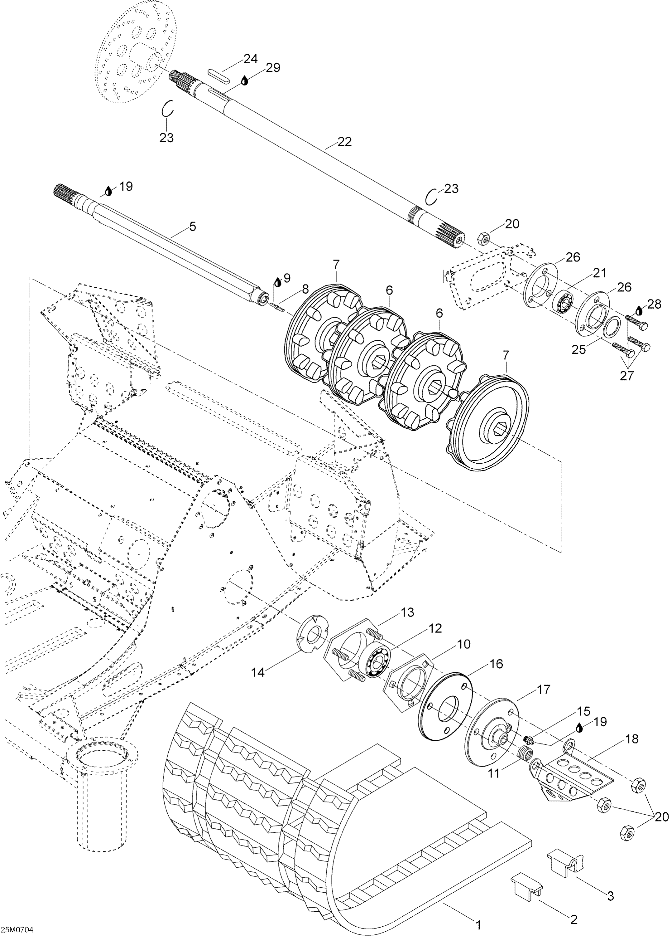 Drive Axle and Track