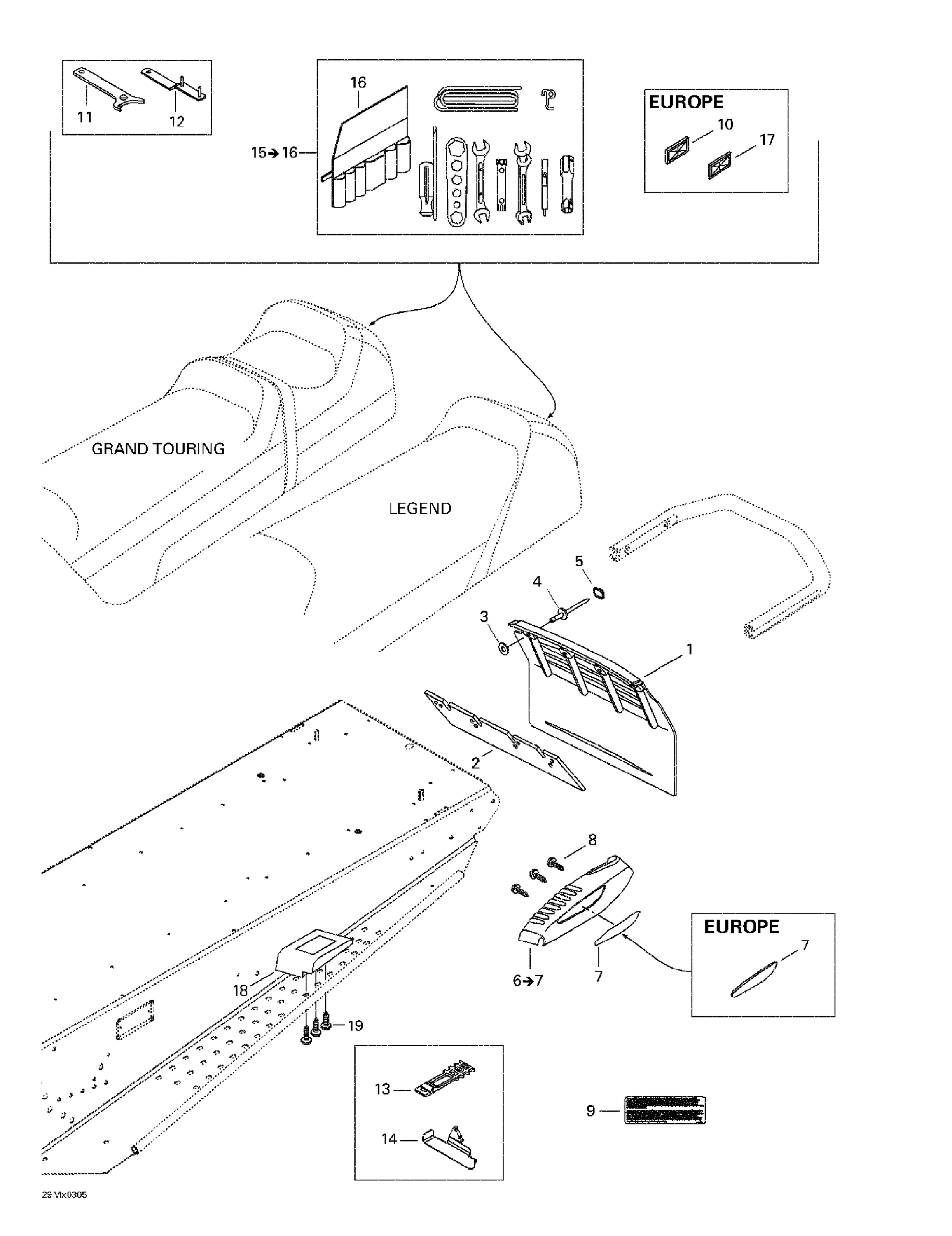 Схема узла: Frame And Accessories
