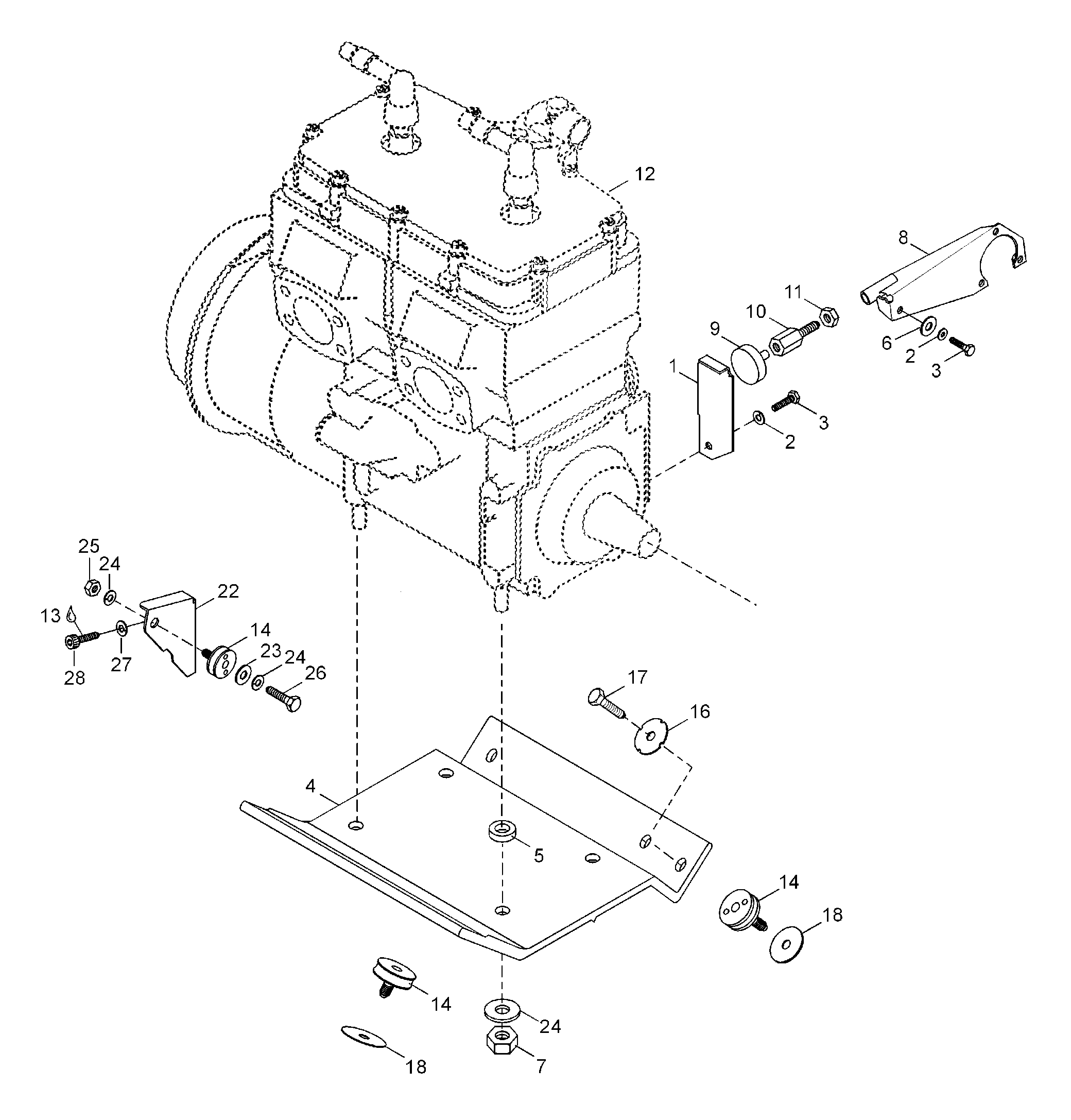 Engine Mount Plate