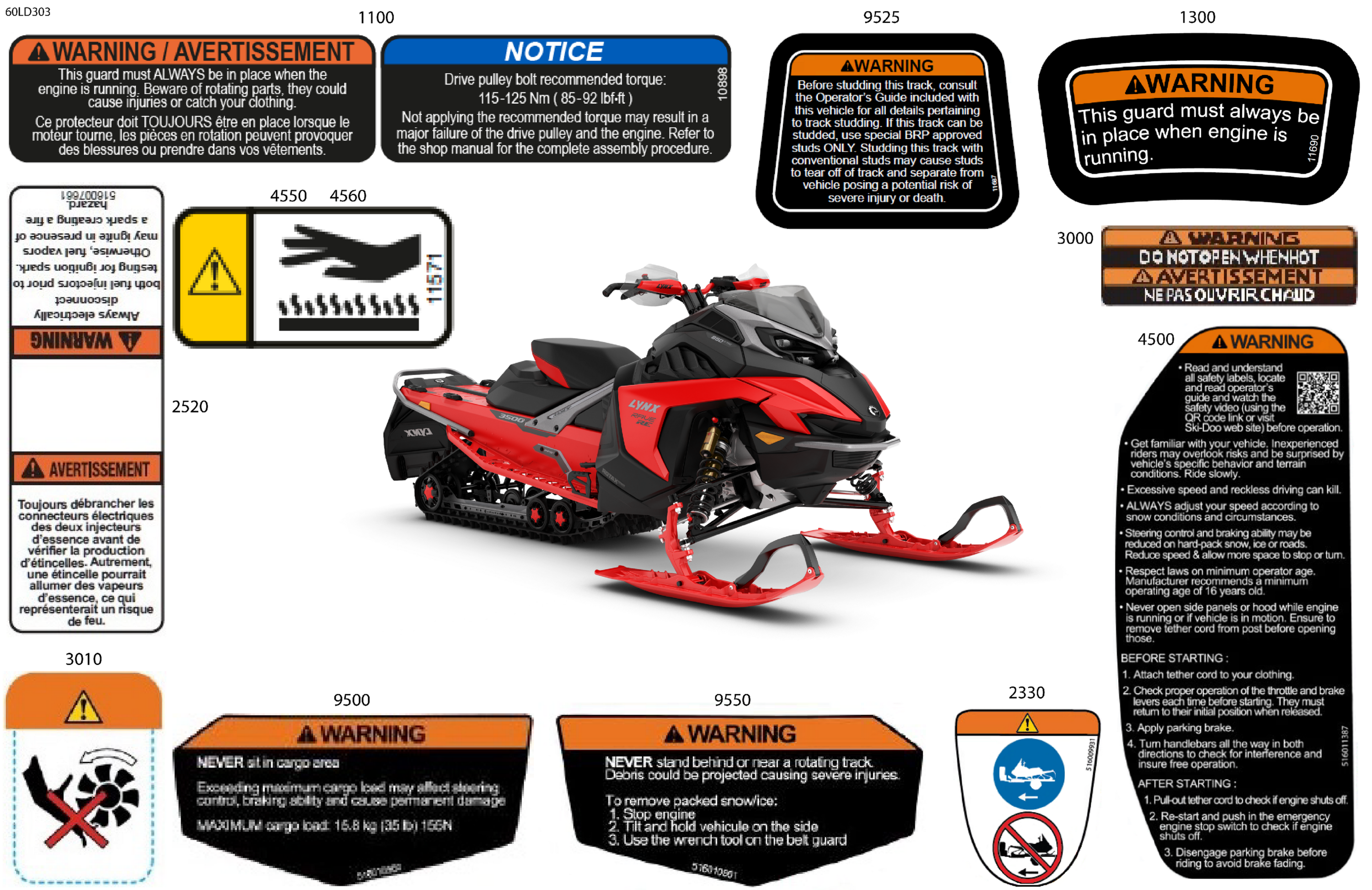 Body - Warning Decals