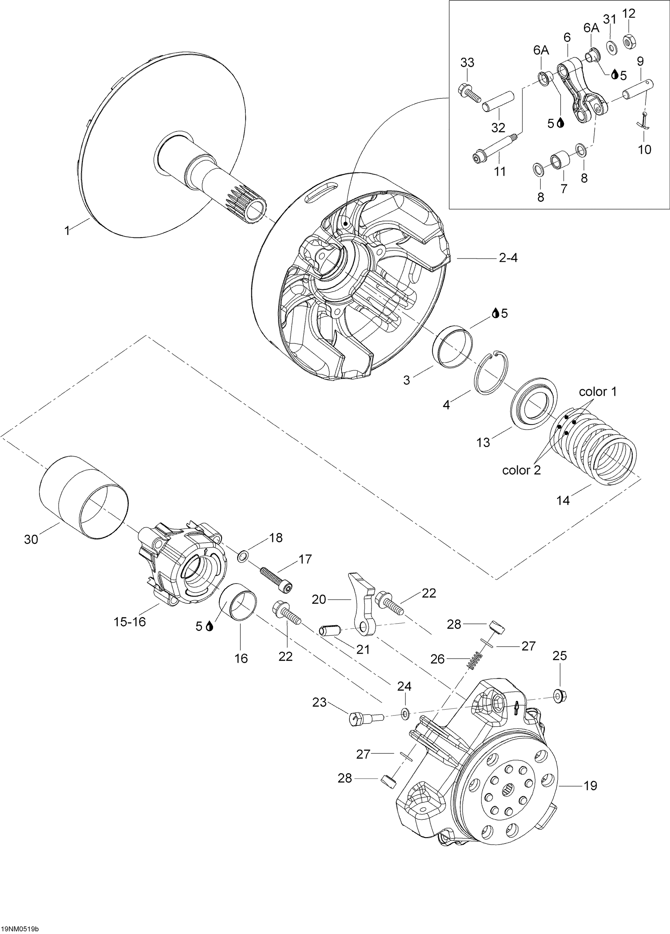 Схема узла: Drive Pulley