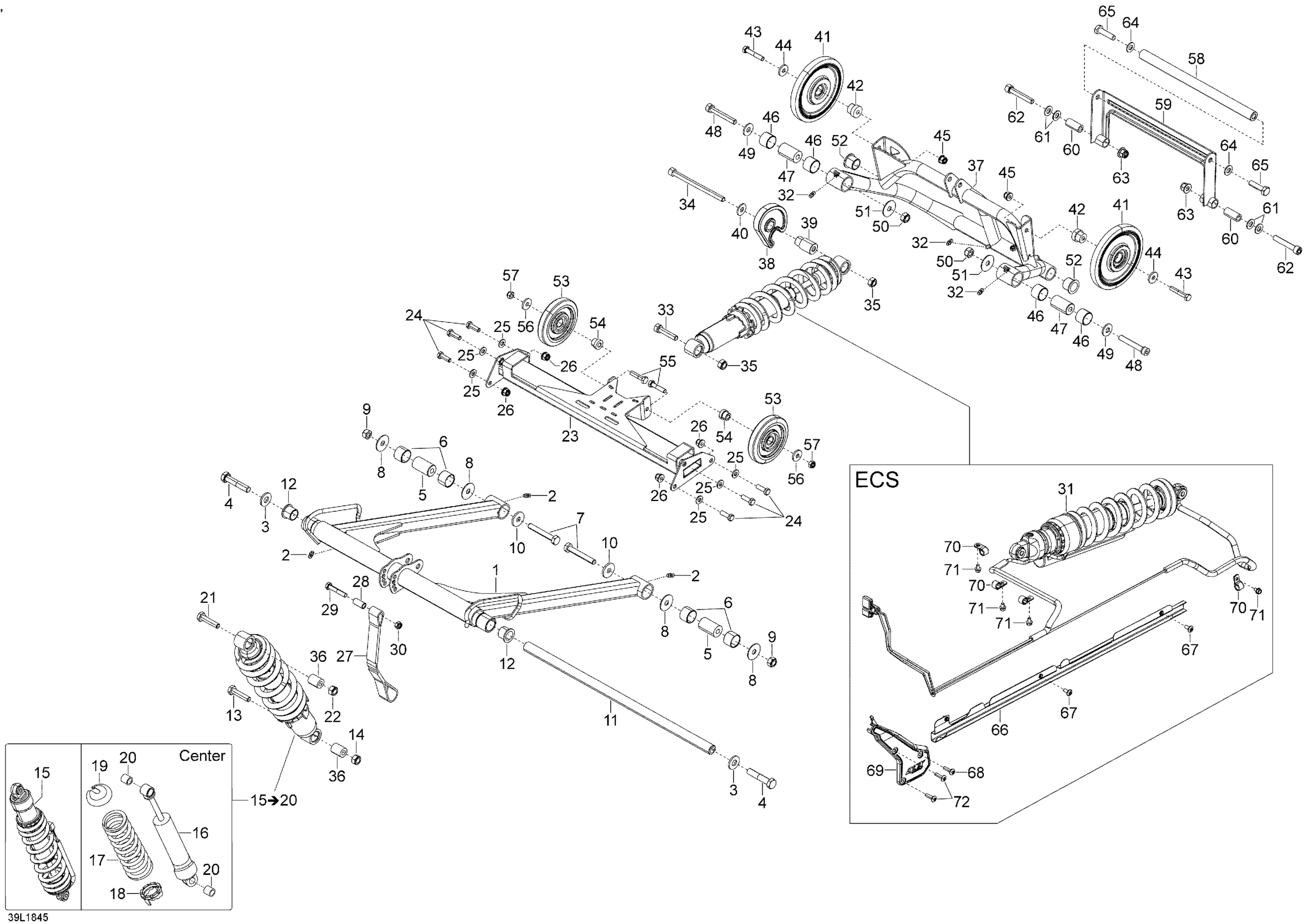 Rear Suspension ECS Commander LTD