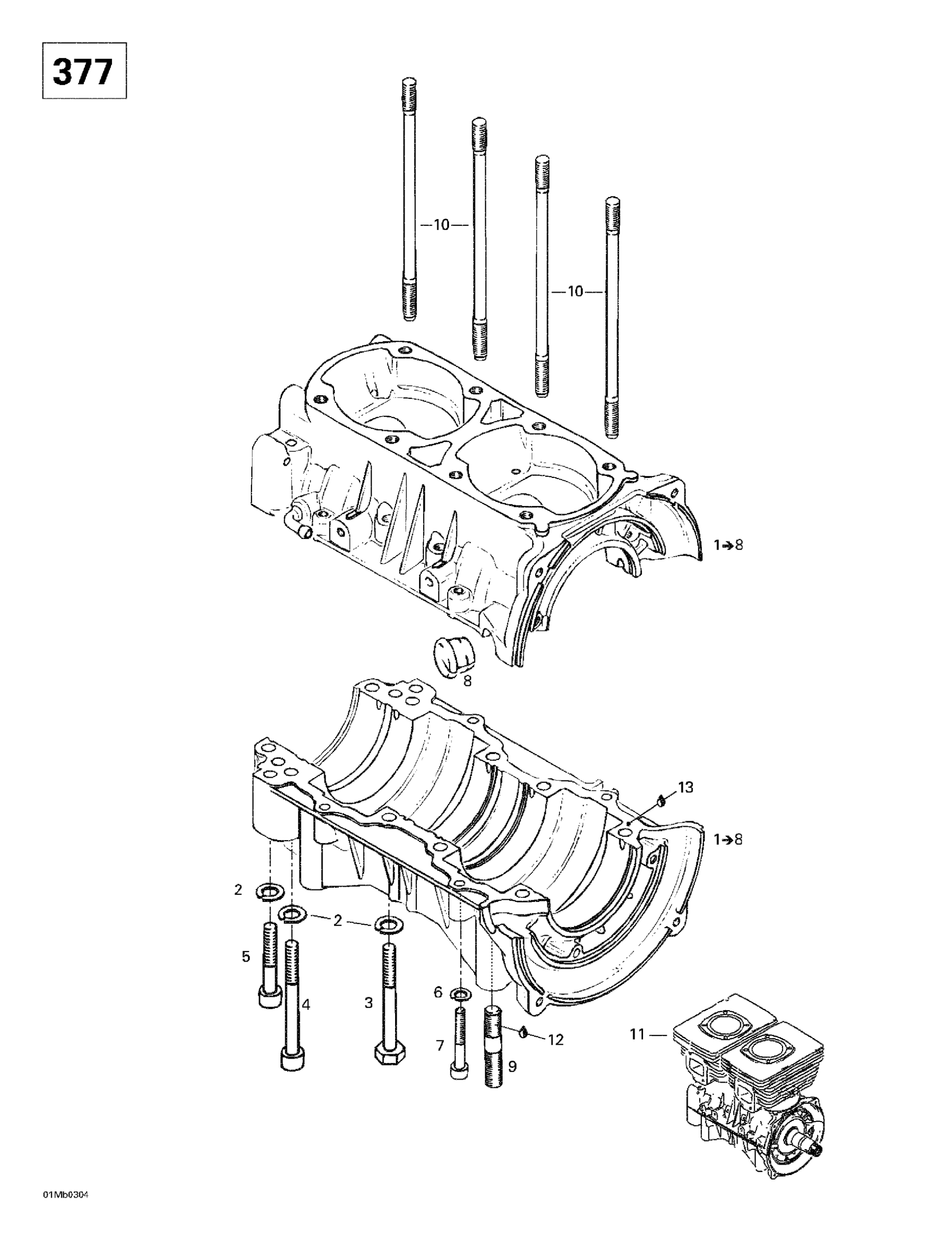 Crankcase (377)