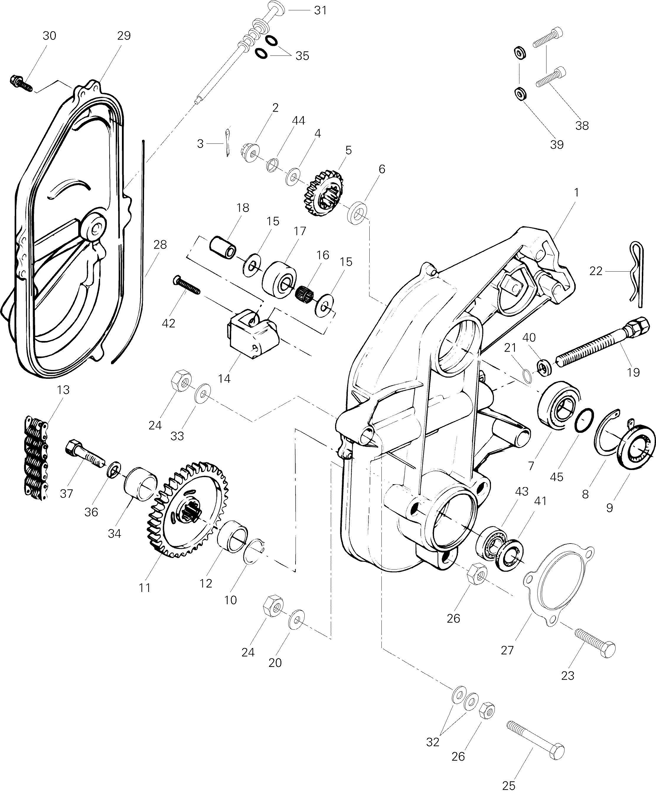 Transmission E, E LT, LE