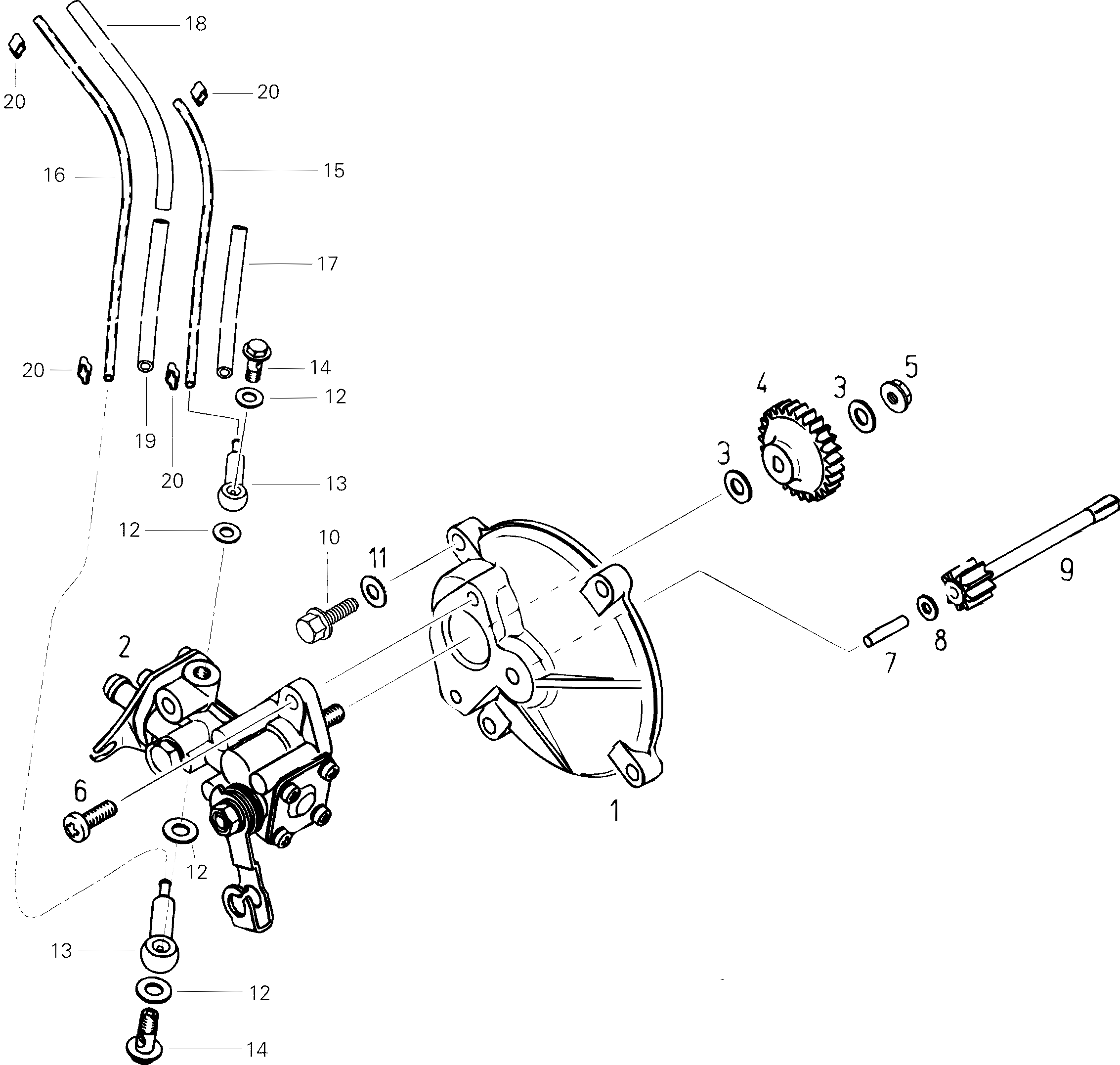 Схема узла: Oil Injection System 377