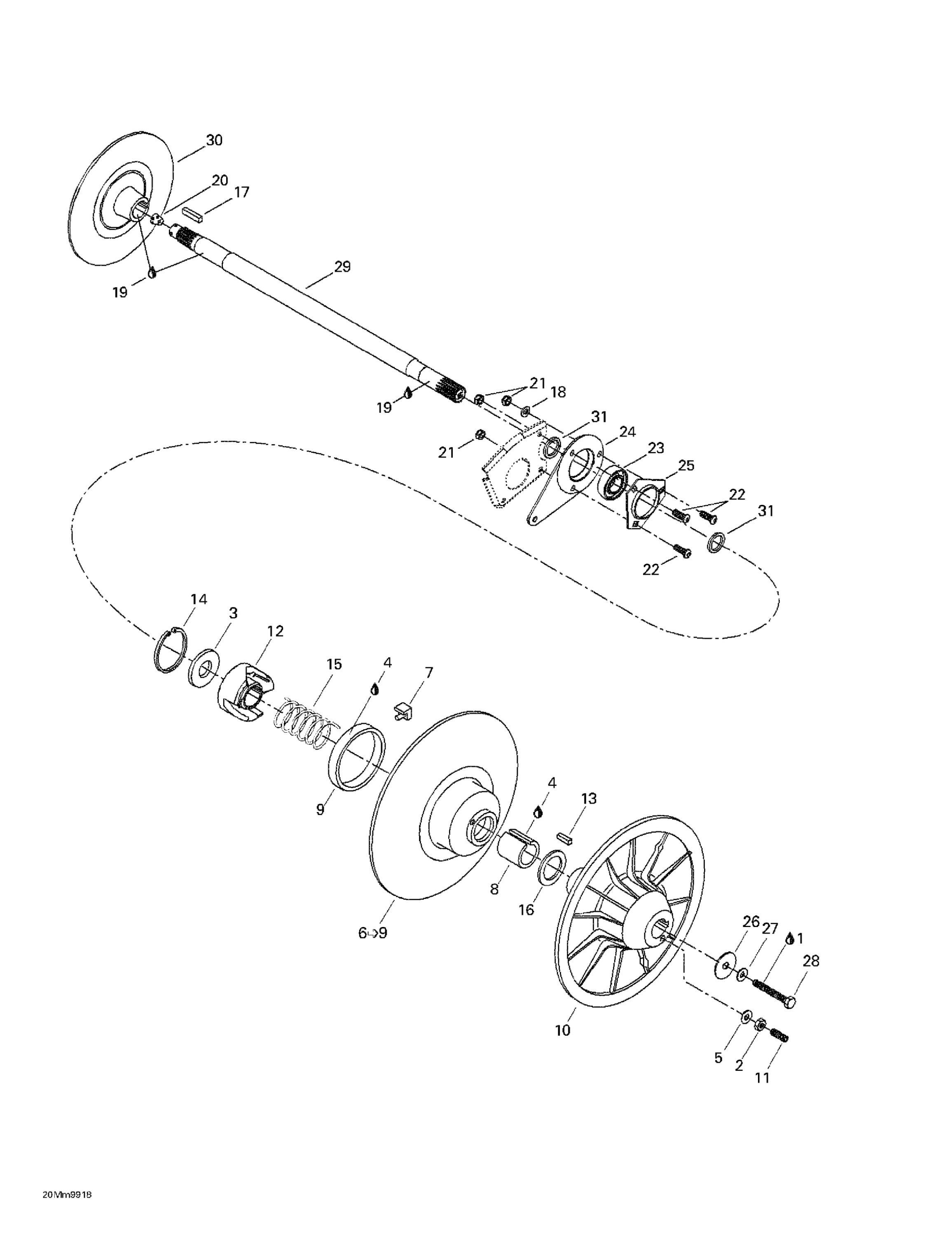 Driven Pulley