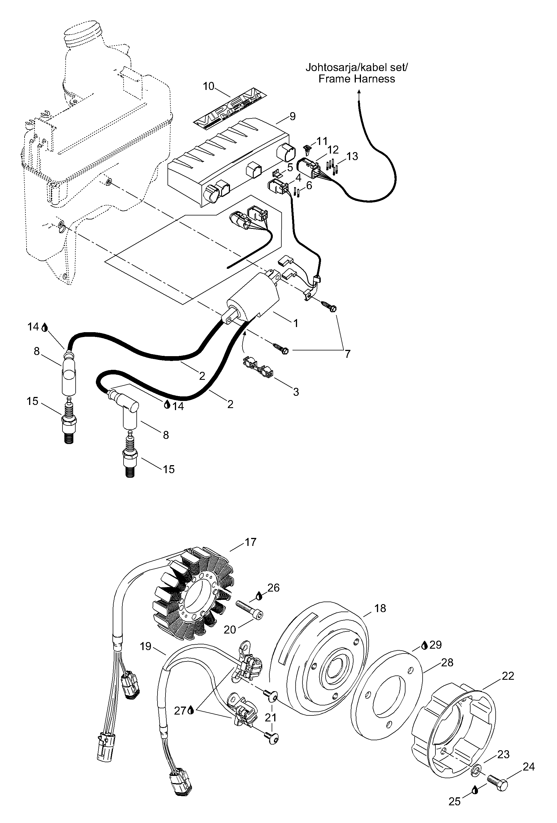 Схема узла: Magneto