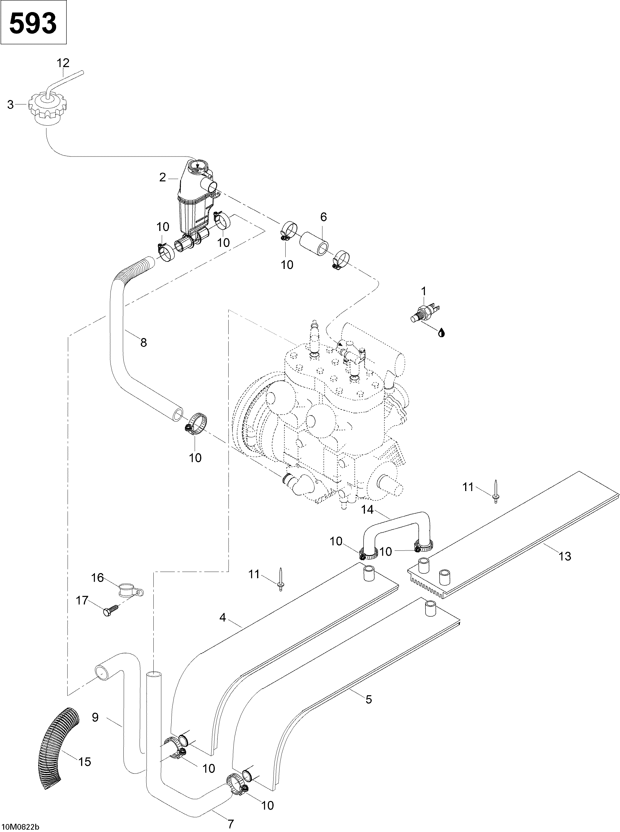 Схема узла: Cooling System WT 600