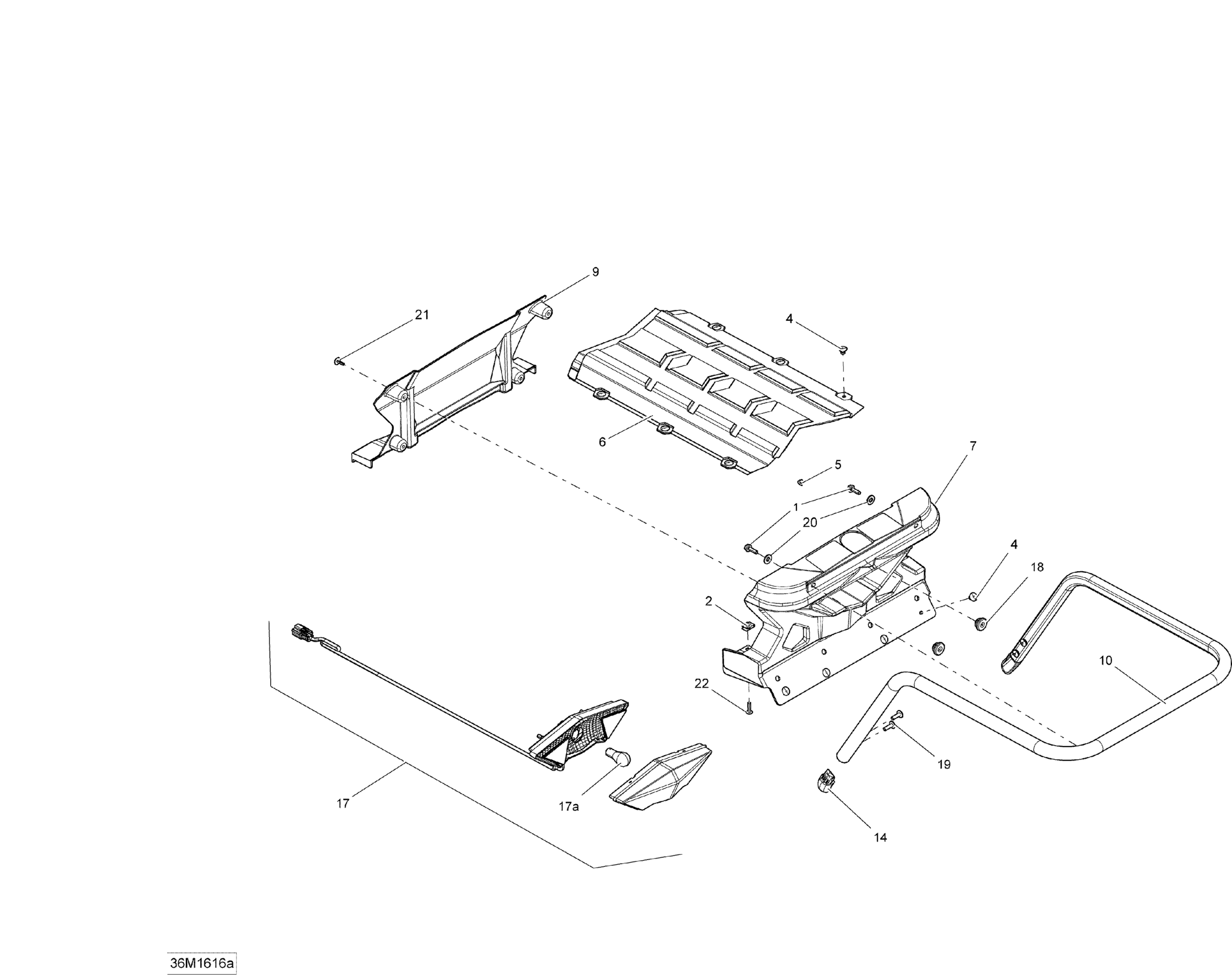 Схема узла: Luggage Rack - Package SPORT
