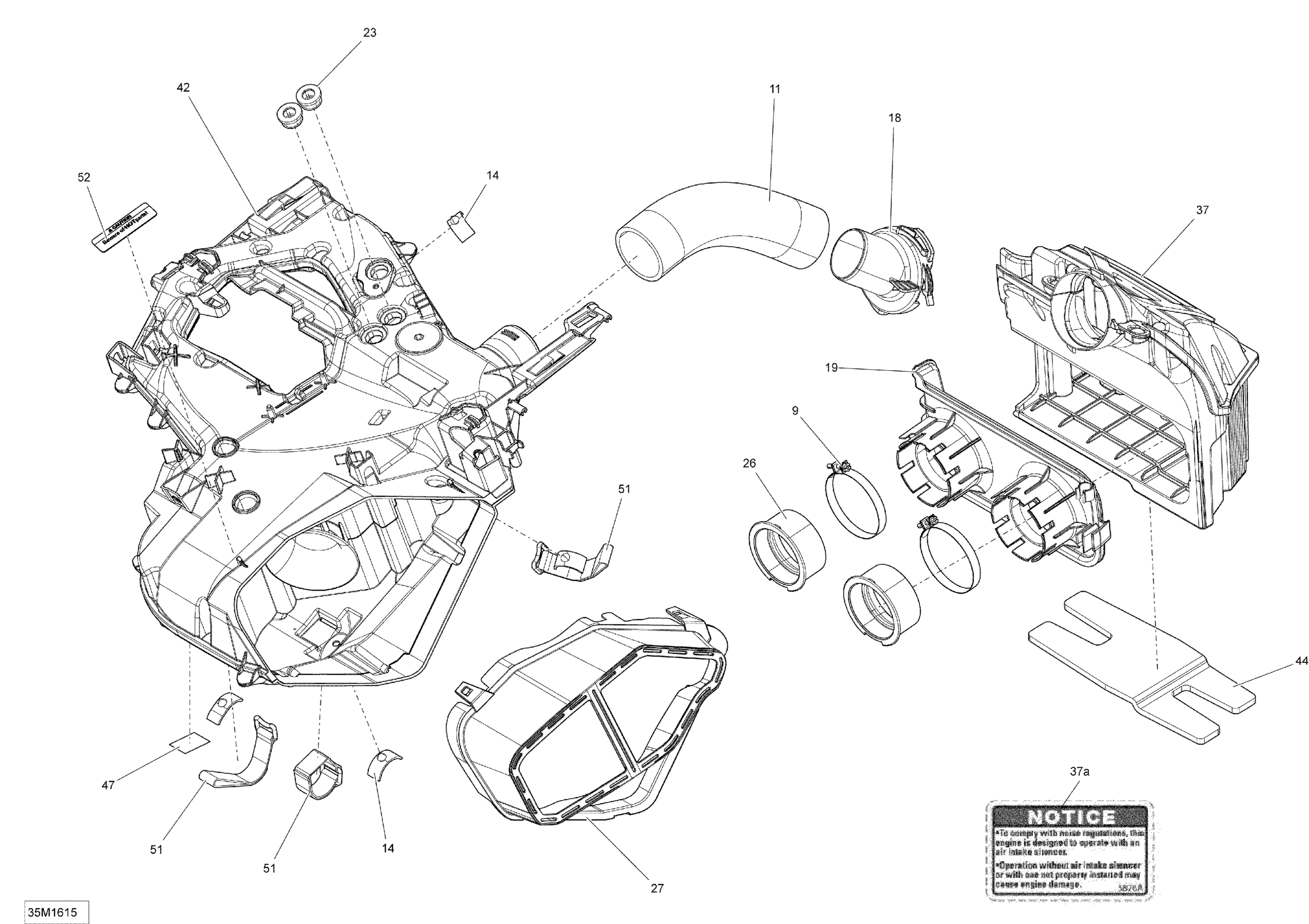 Схема узла: Air Intake System