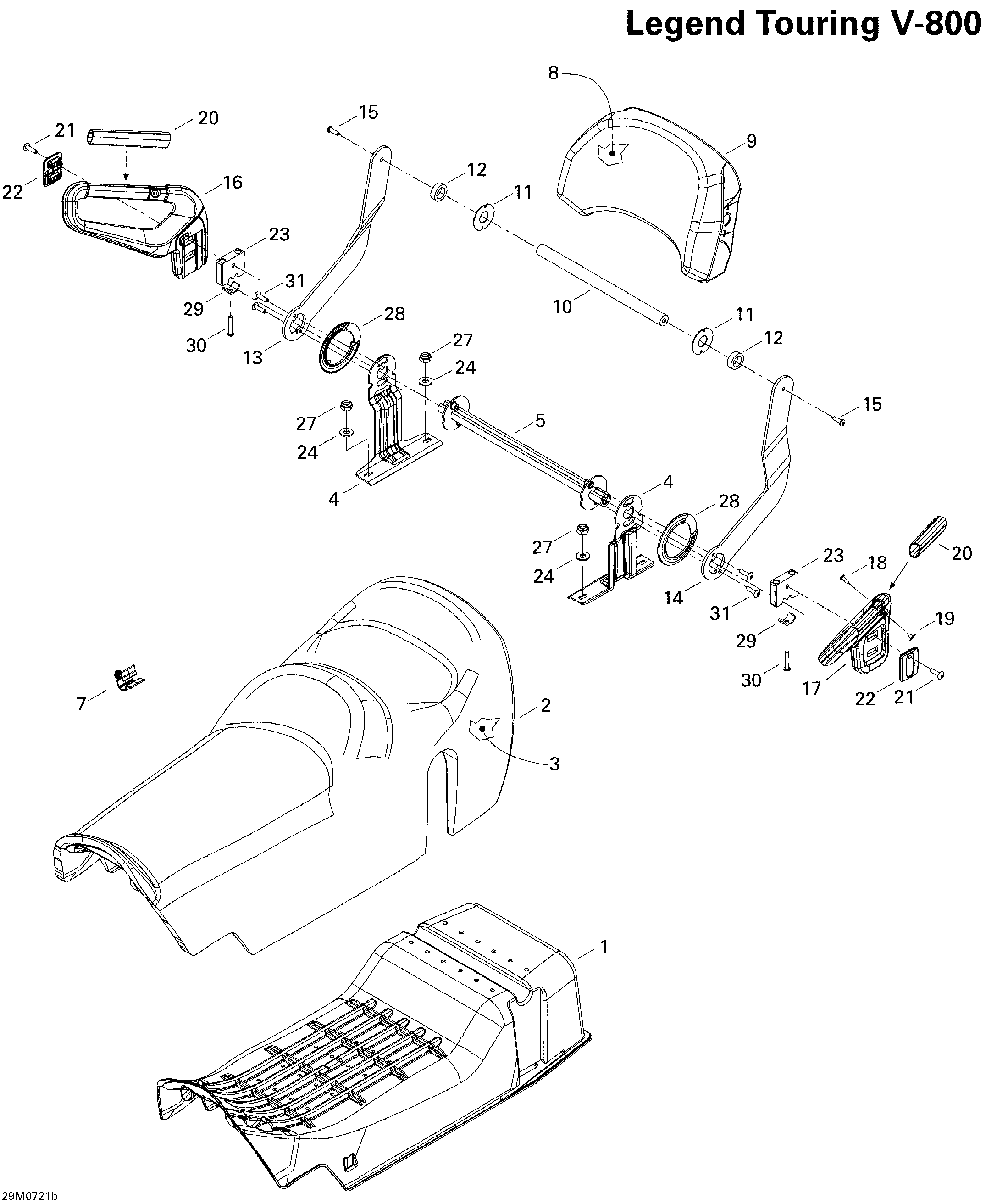 Схема узла: Seat Touring