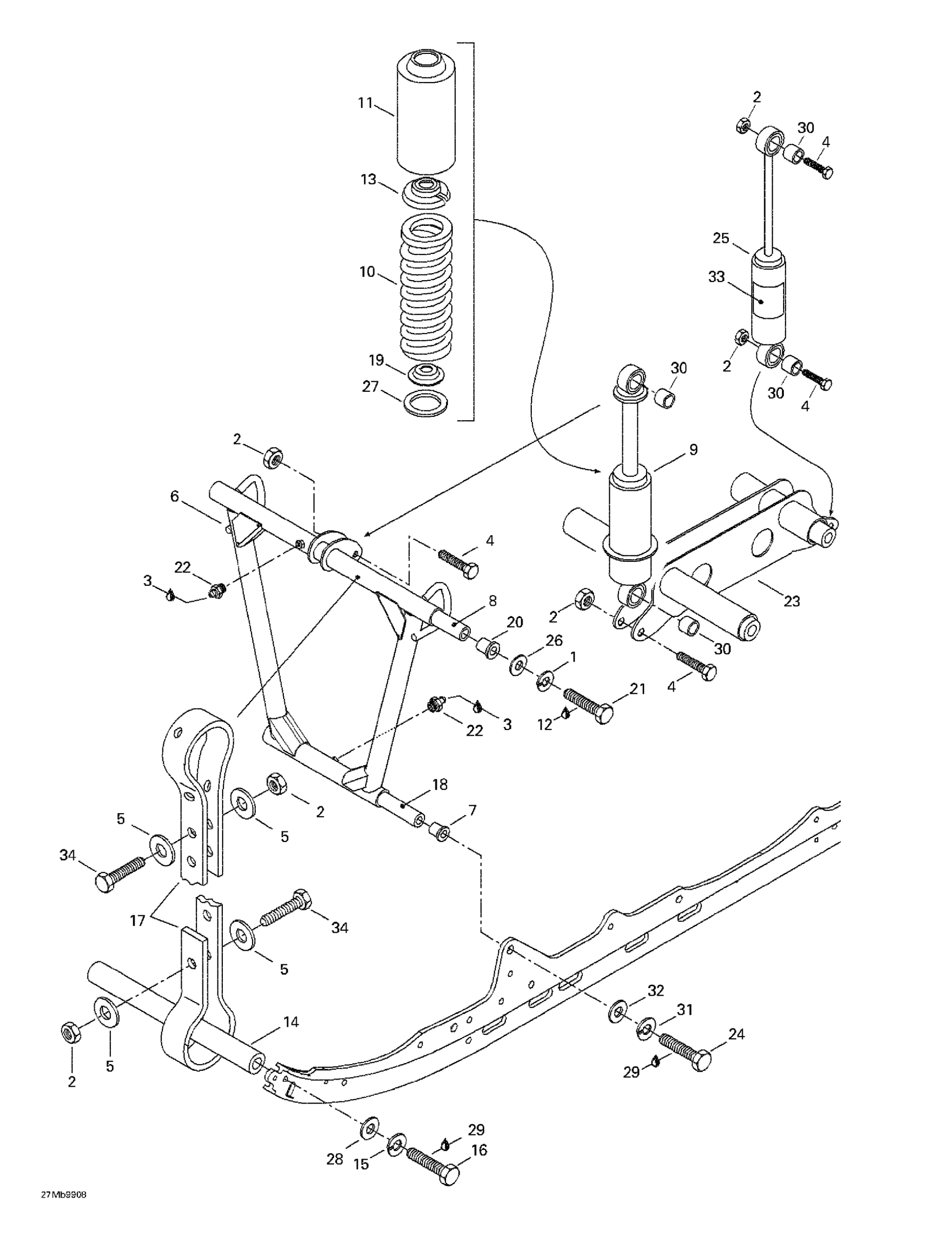 Front Arm, Rear Suspension