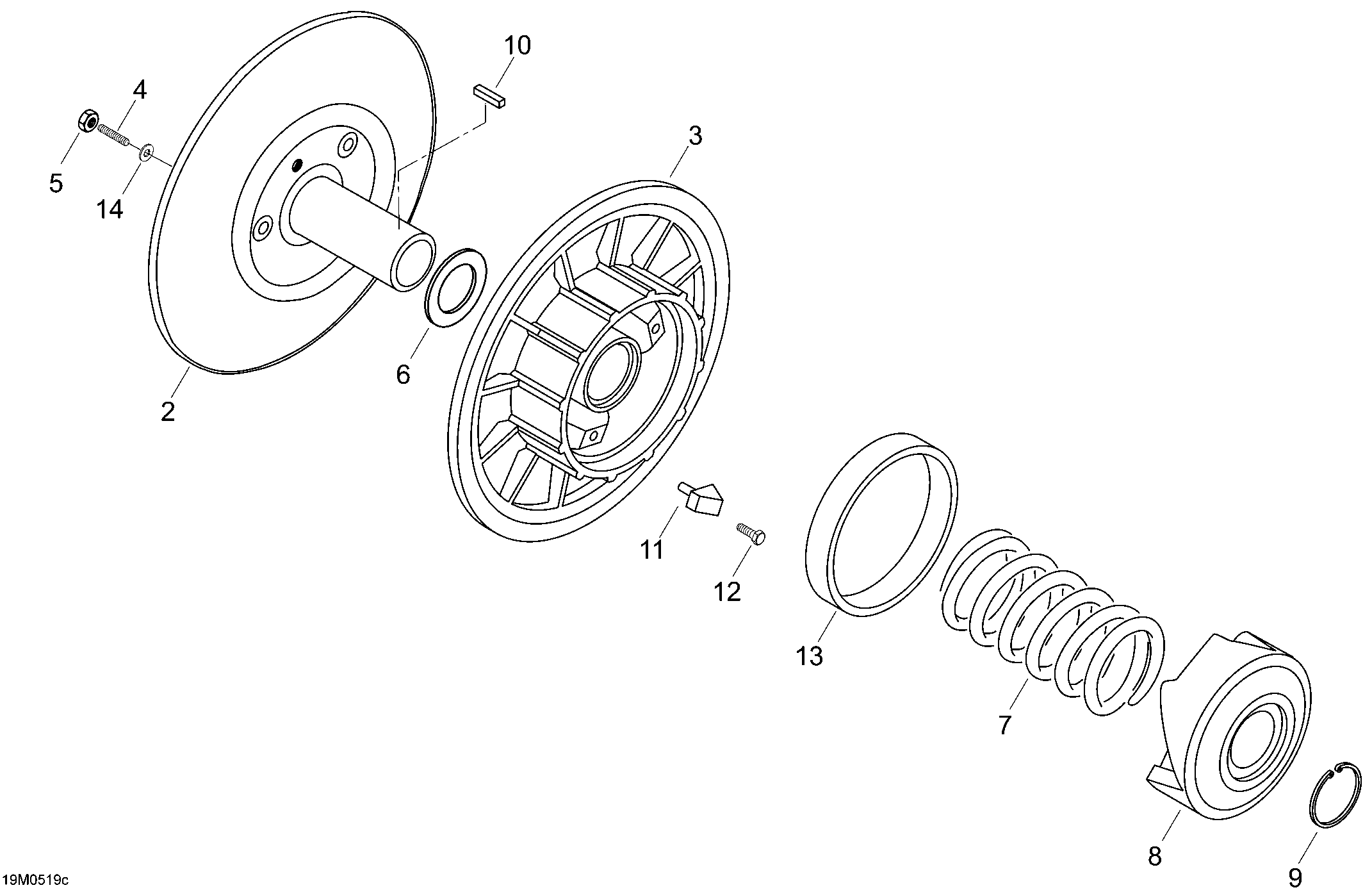 Схема узла: Pulley System 3