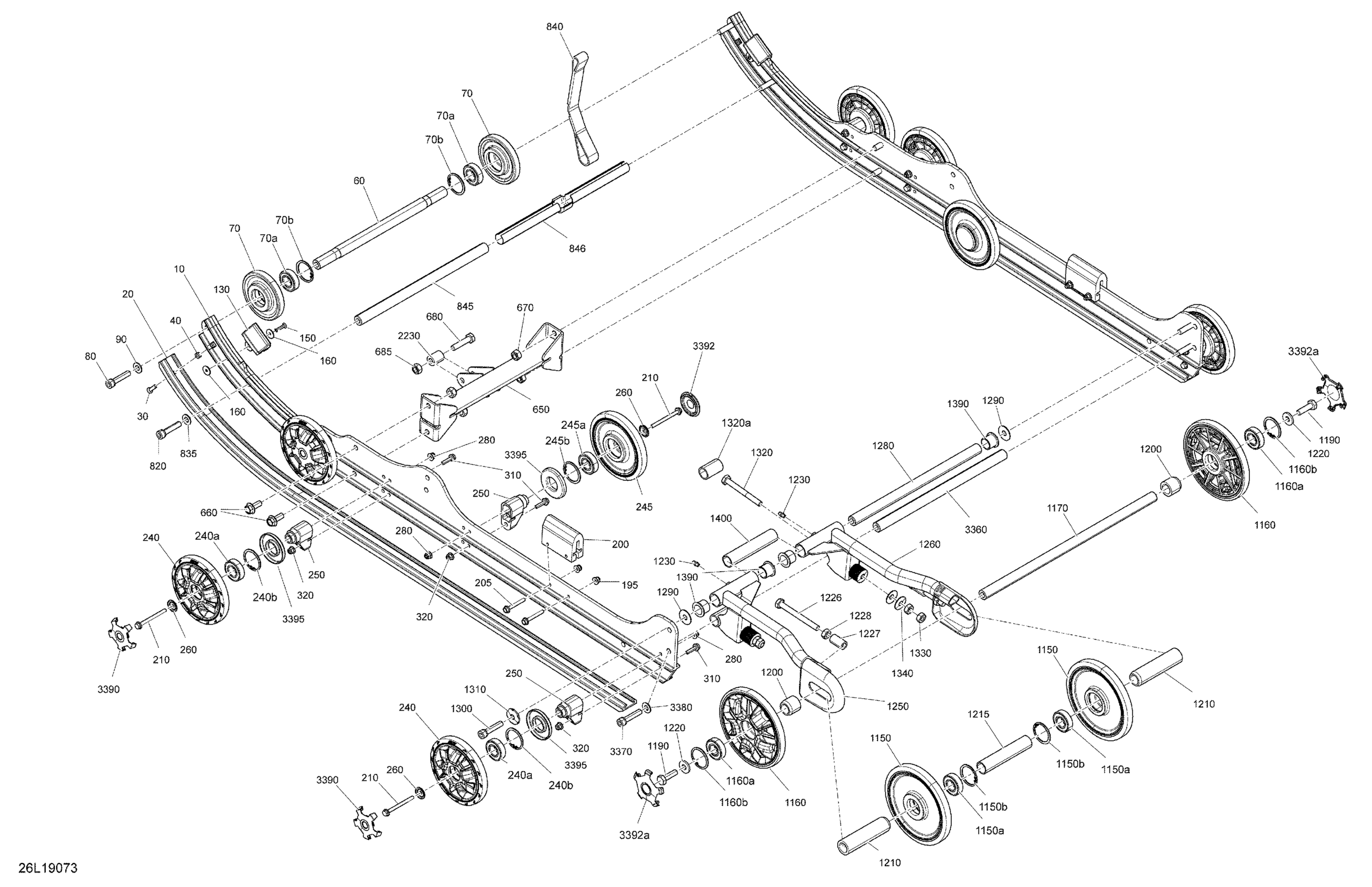 Схема узла: Rear Suspension_Lower Parts
