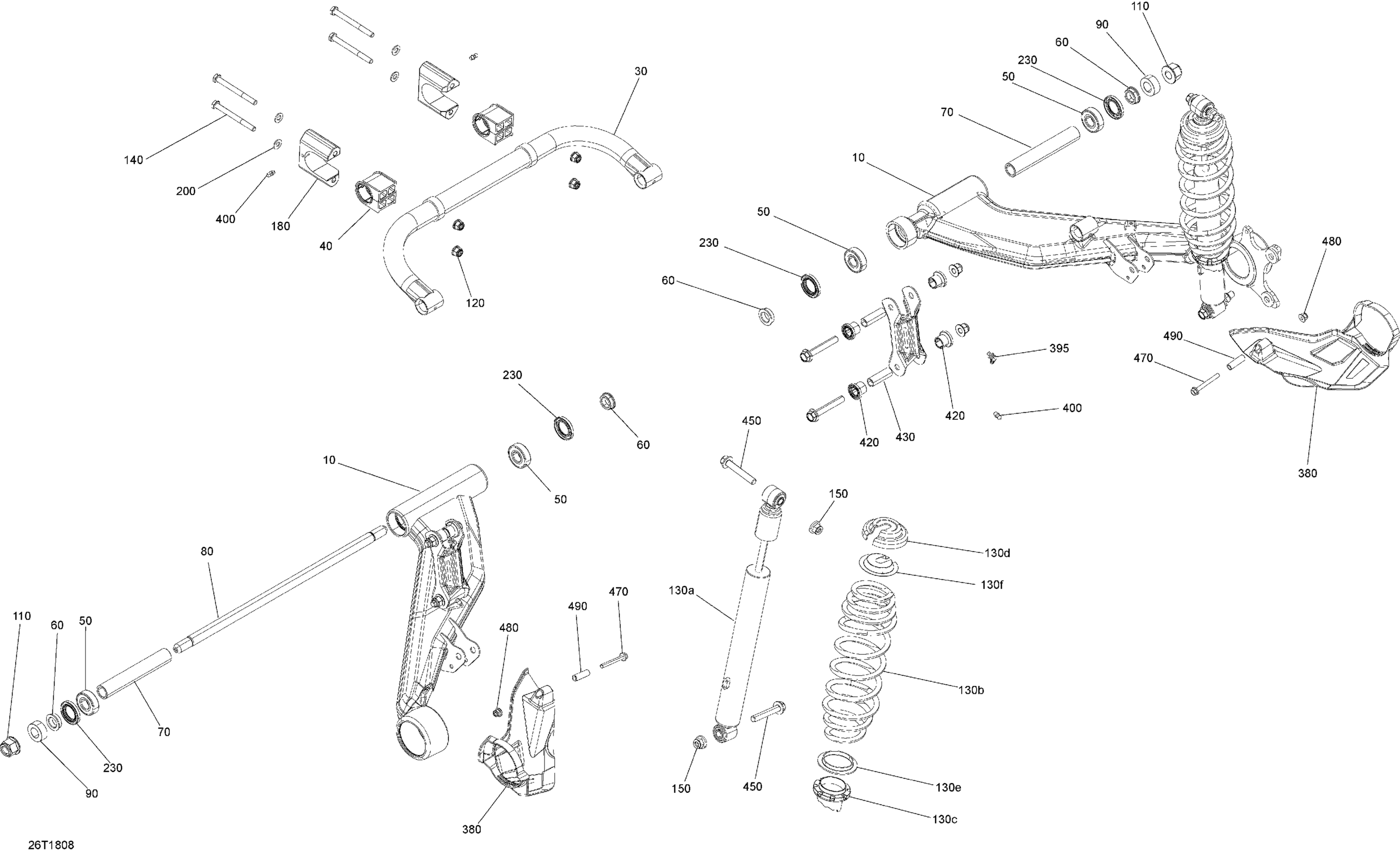 Схема узла: Rear Suspension