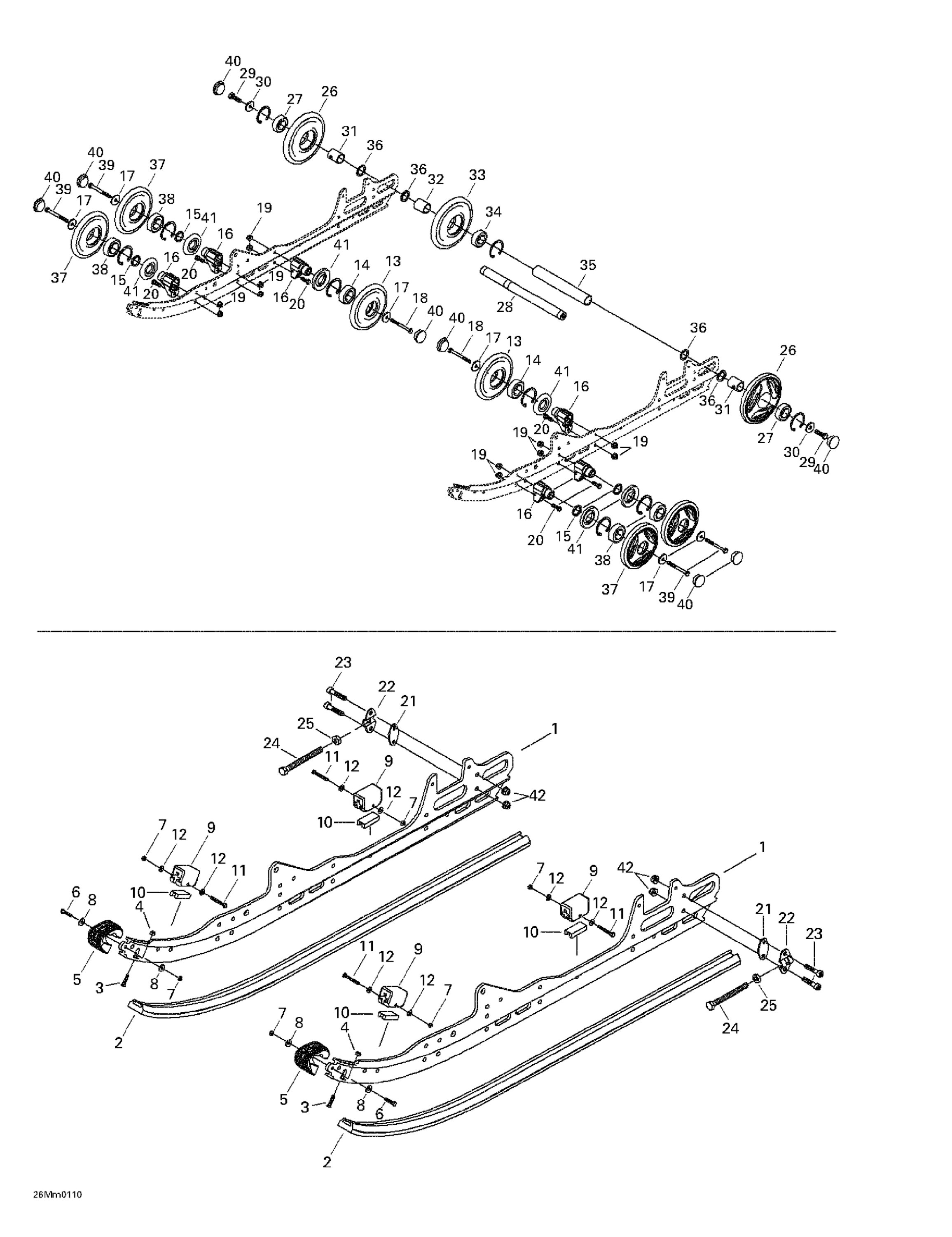 Схема узла: Rear Suspension