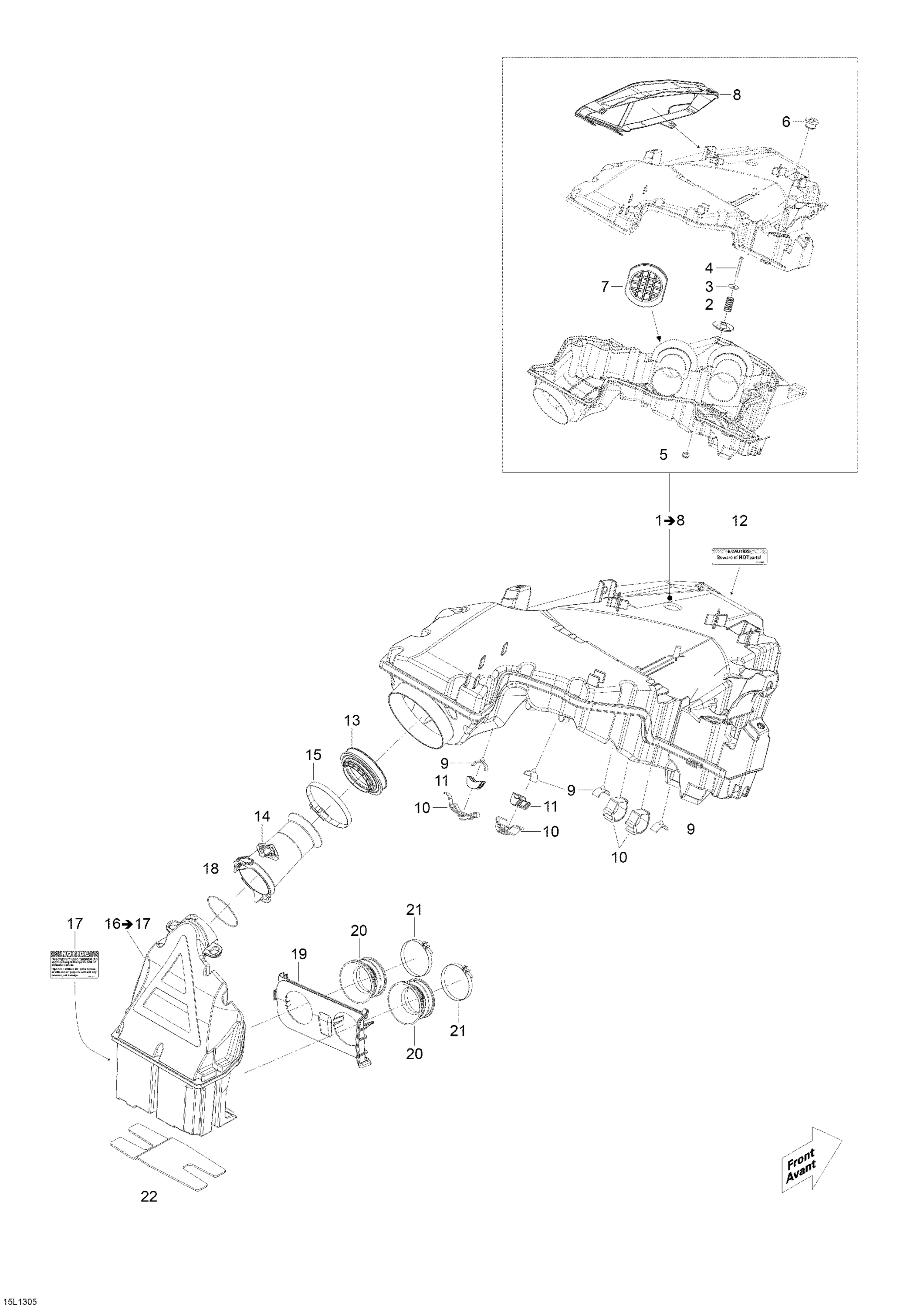 Схема узла: Air Intake System