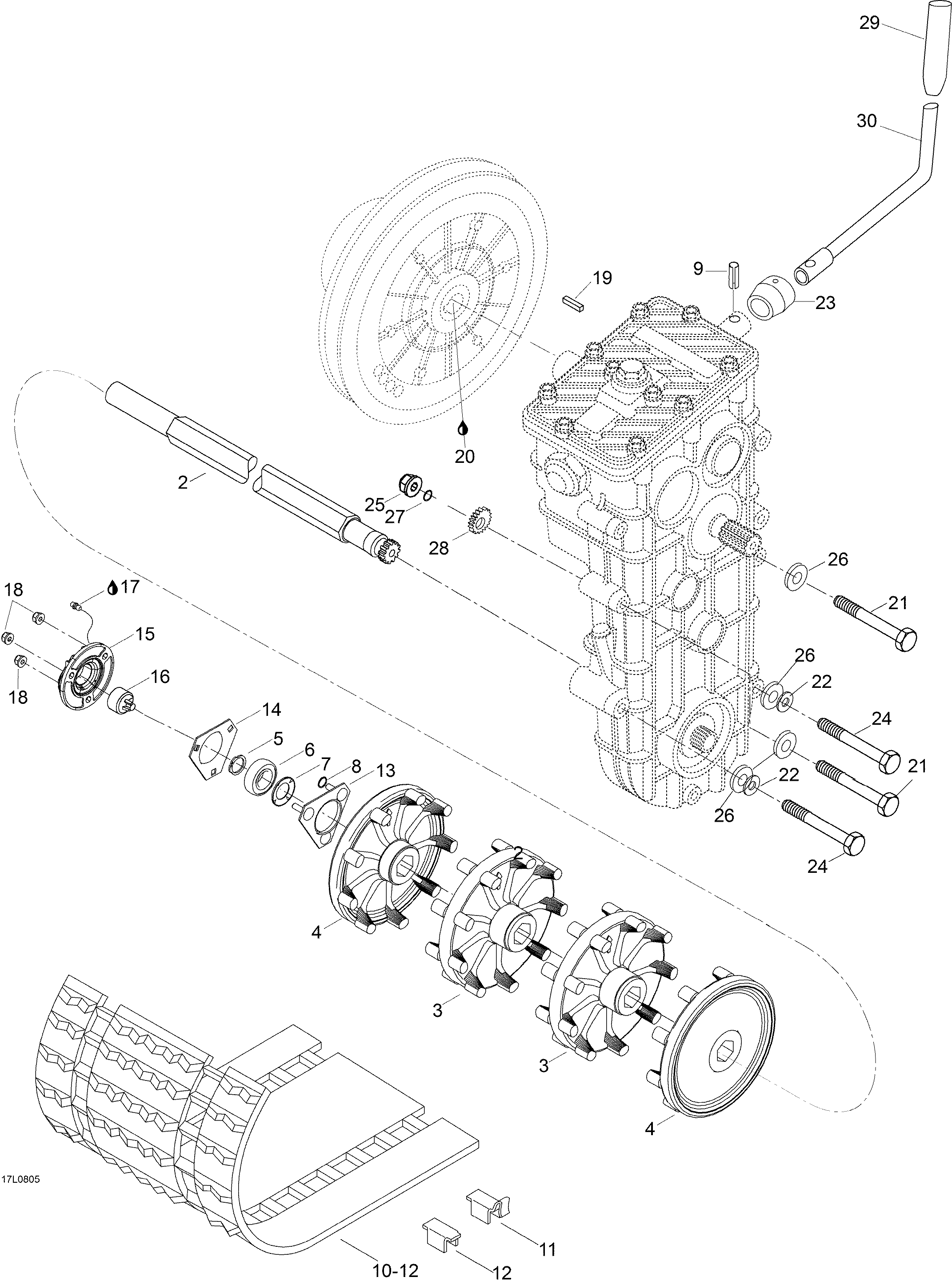 Drive Axle And Track