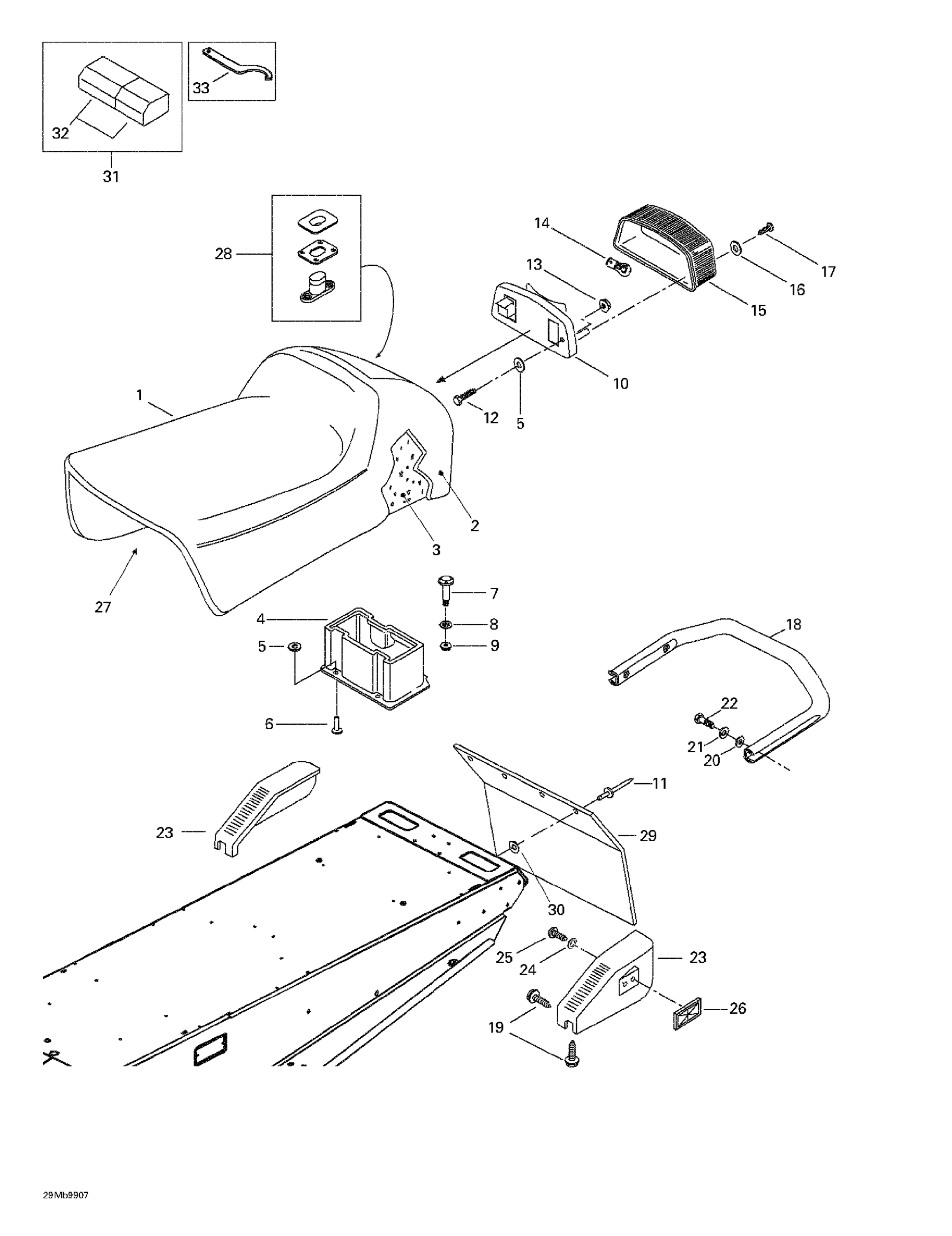 Схема узла: Seat And Accessories