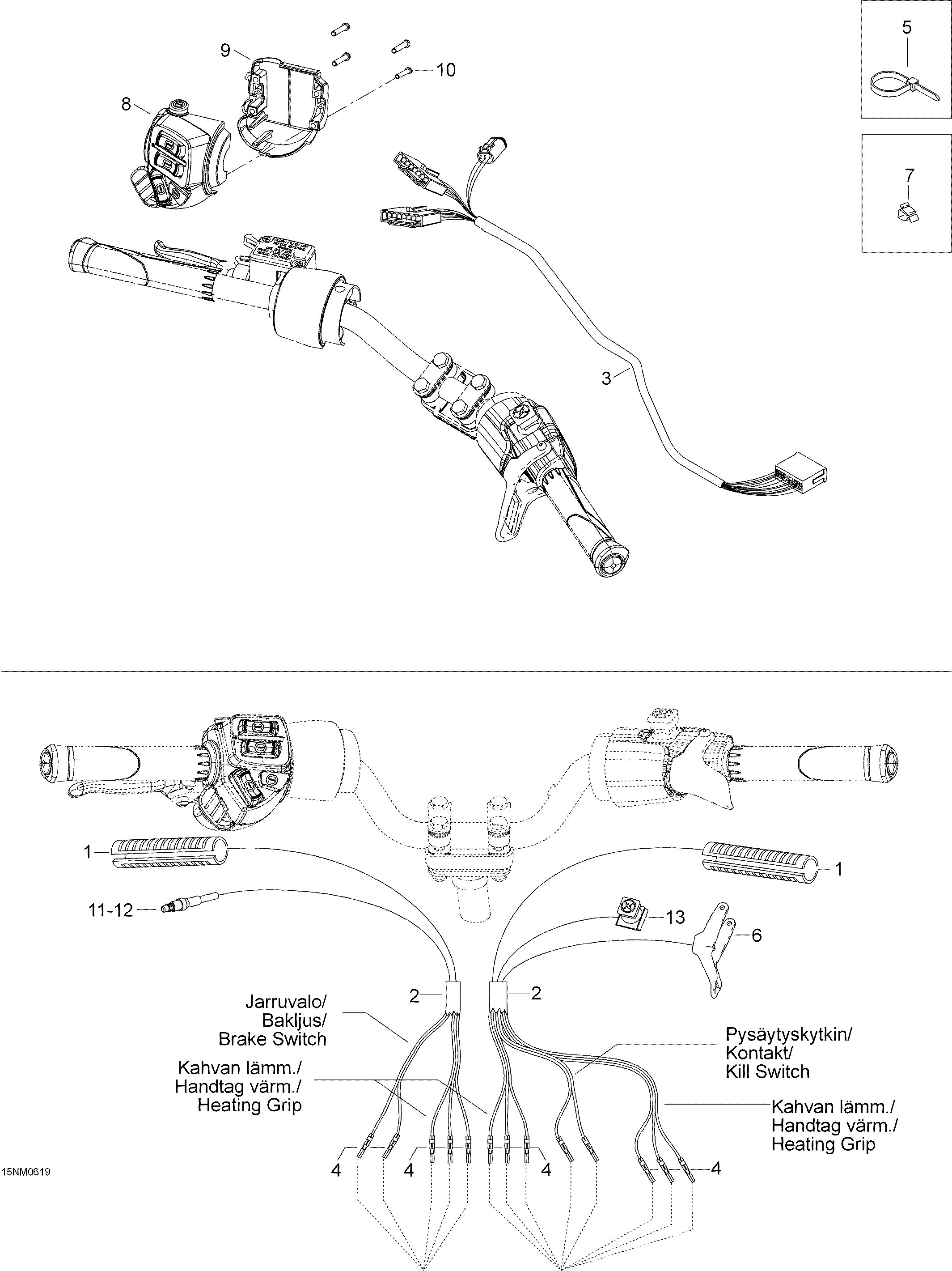 Схема узла: Steering Wiring Harness